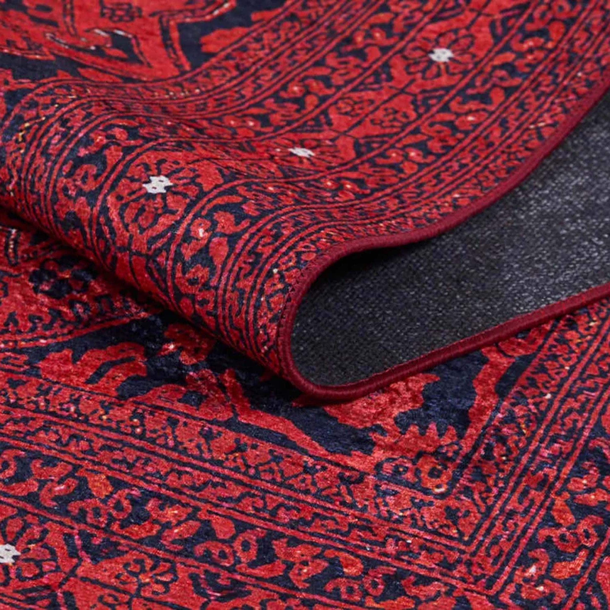 Rihab Red Afghan Oriental Rug