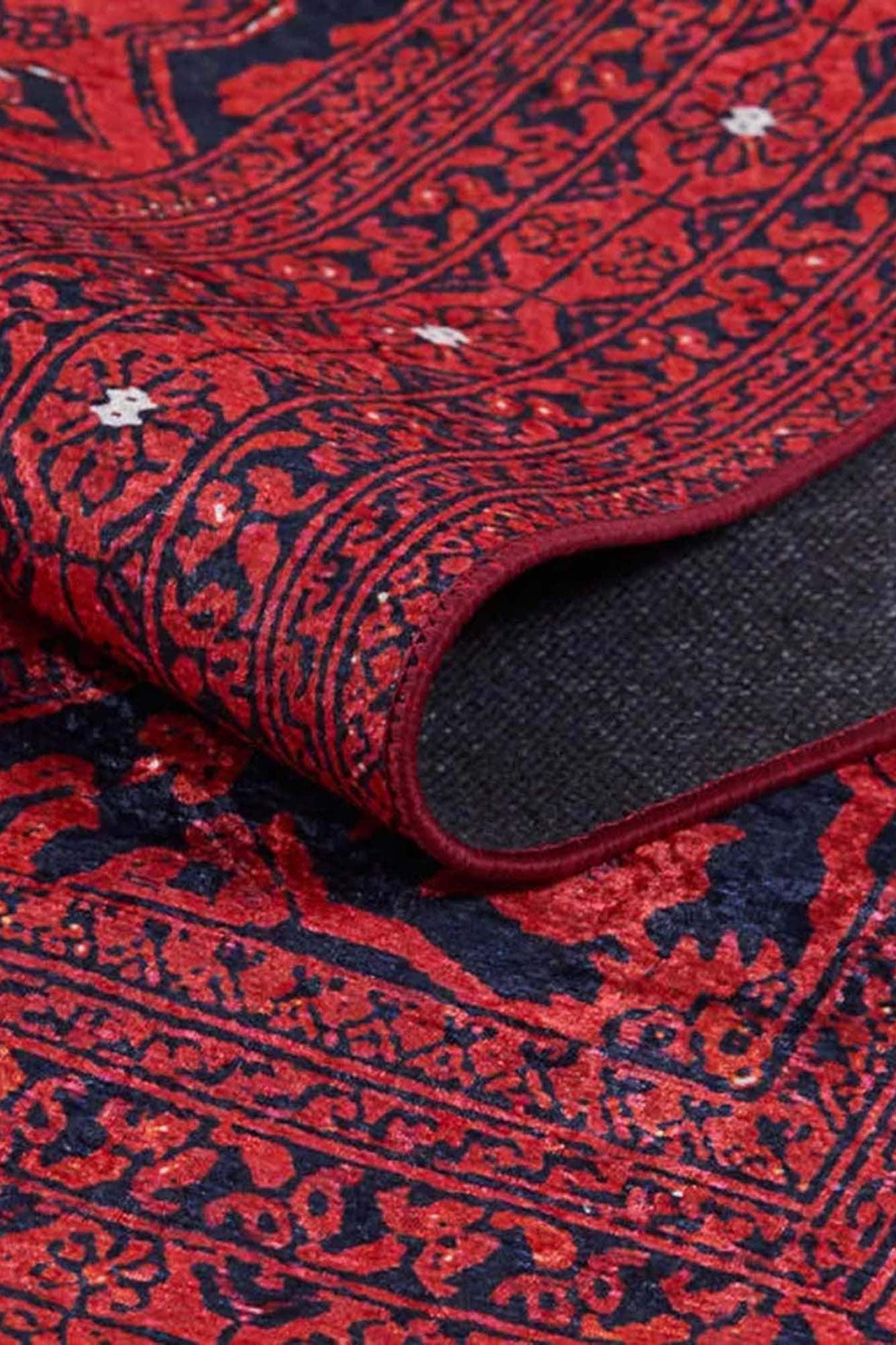 Rihab Red Afghan Oriental Rug