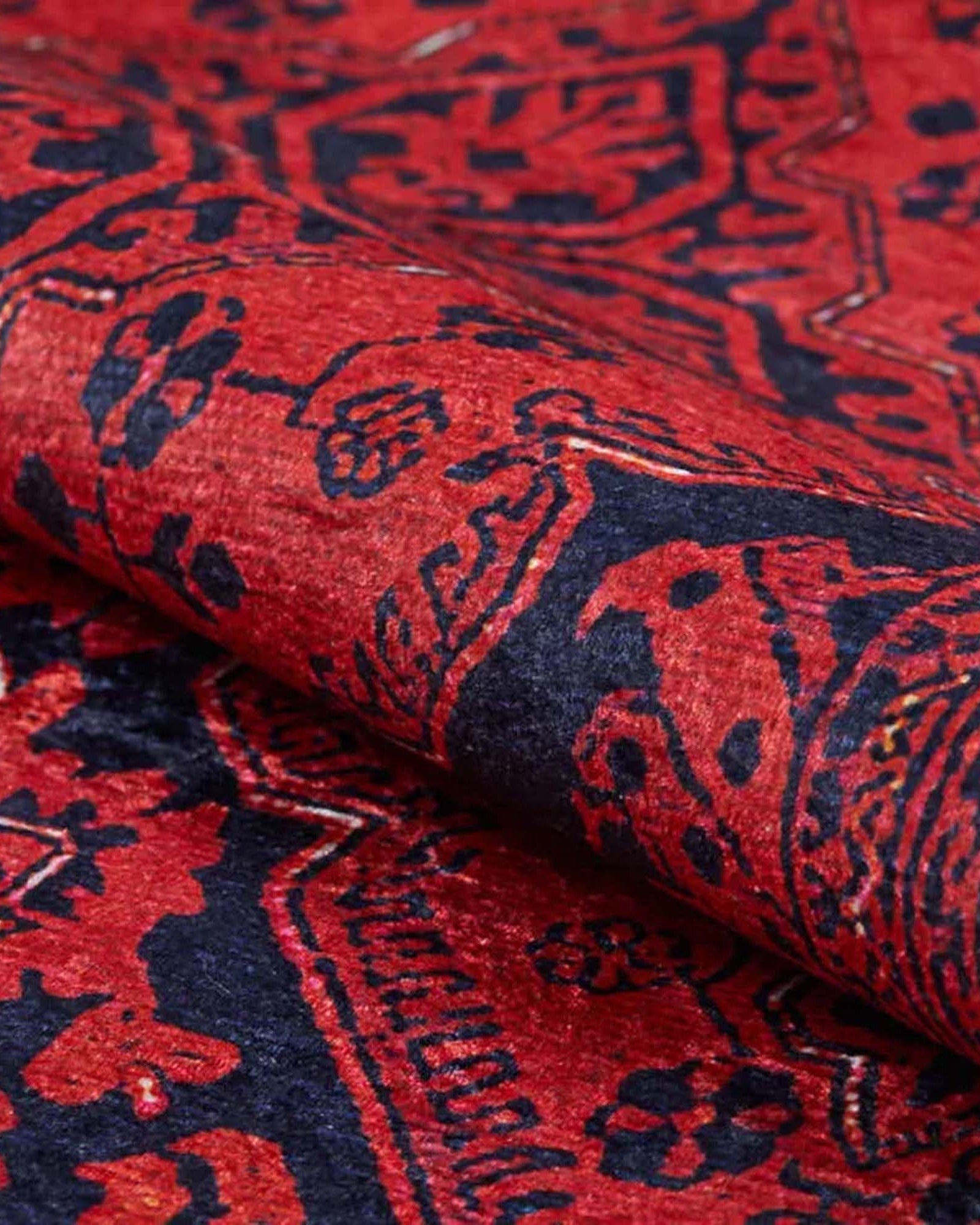 Rihab Red Afghan Oriental Rug