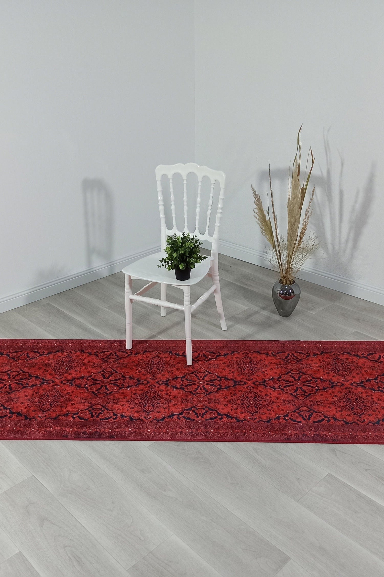 Rihab Red Afghan Oriental Rug
