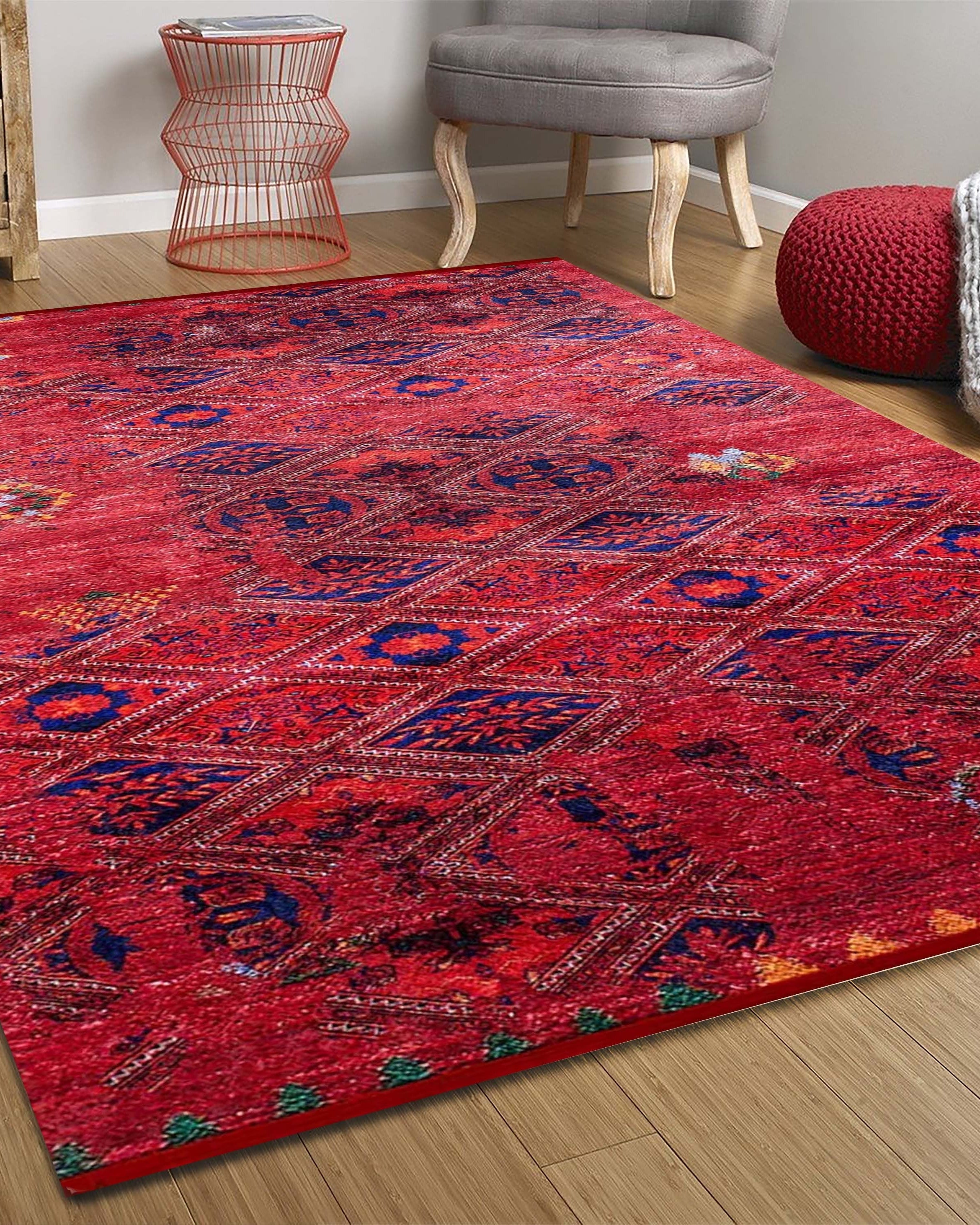 Rita Kilim Turkish Vintage Red Rug