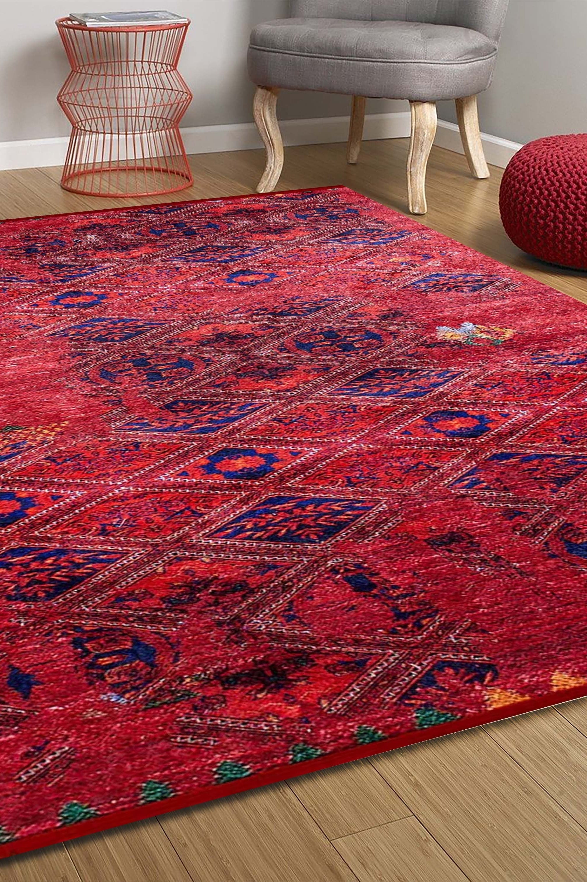 Rita Kilim Turkish Vintage Red Rug