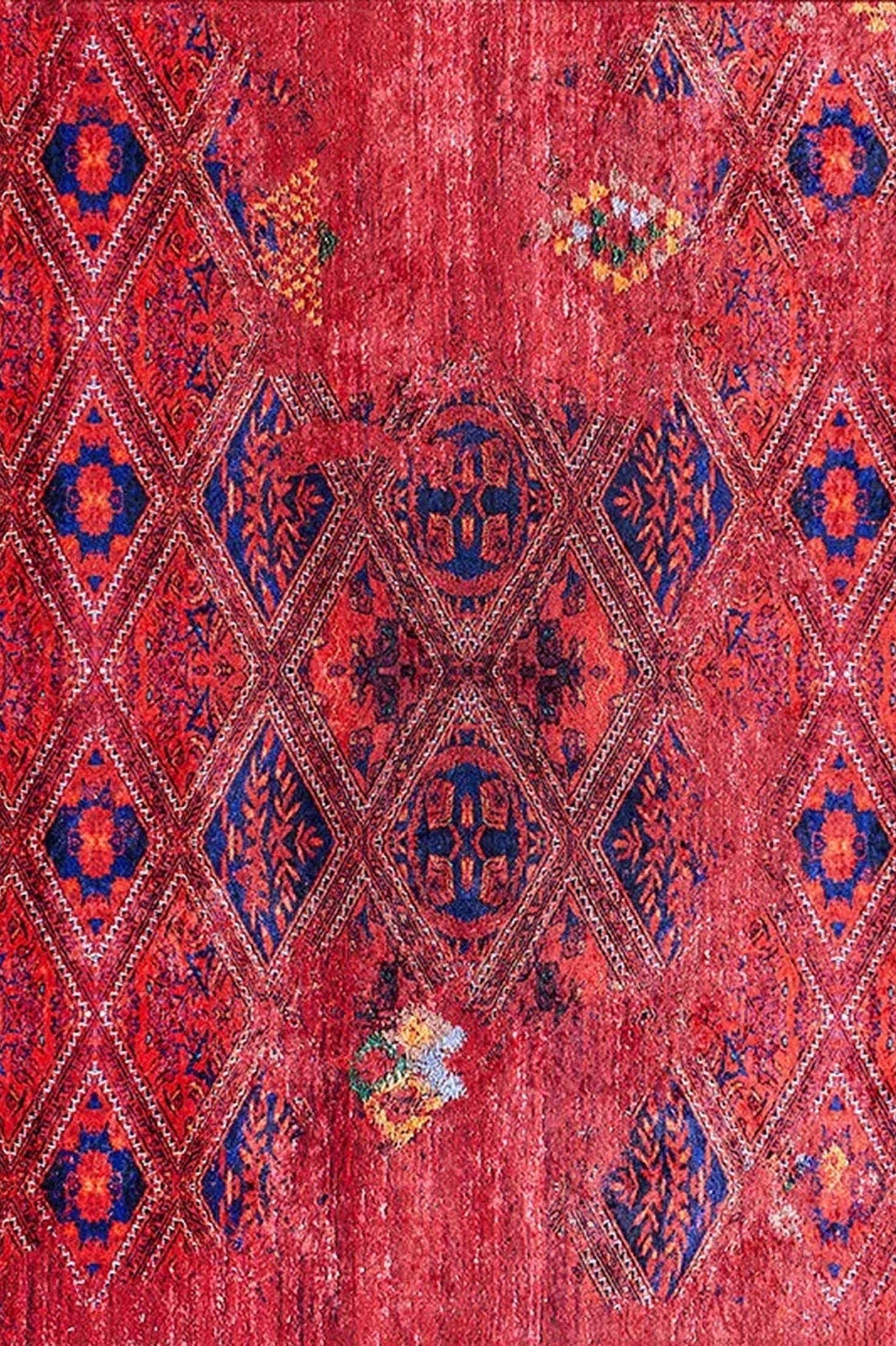 Rita Kilim Turkish Vintage Red Rug