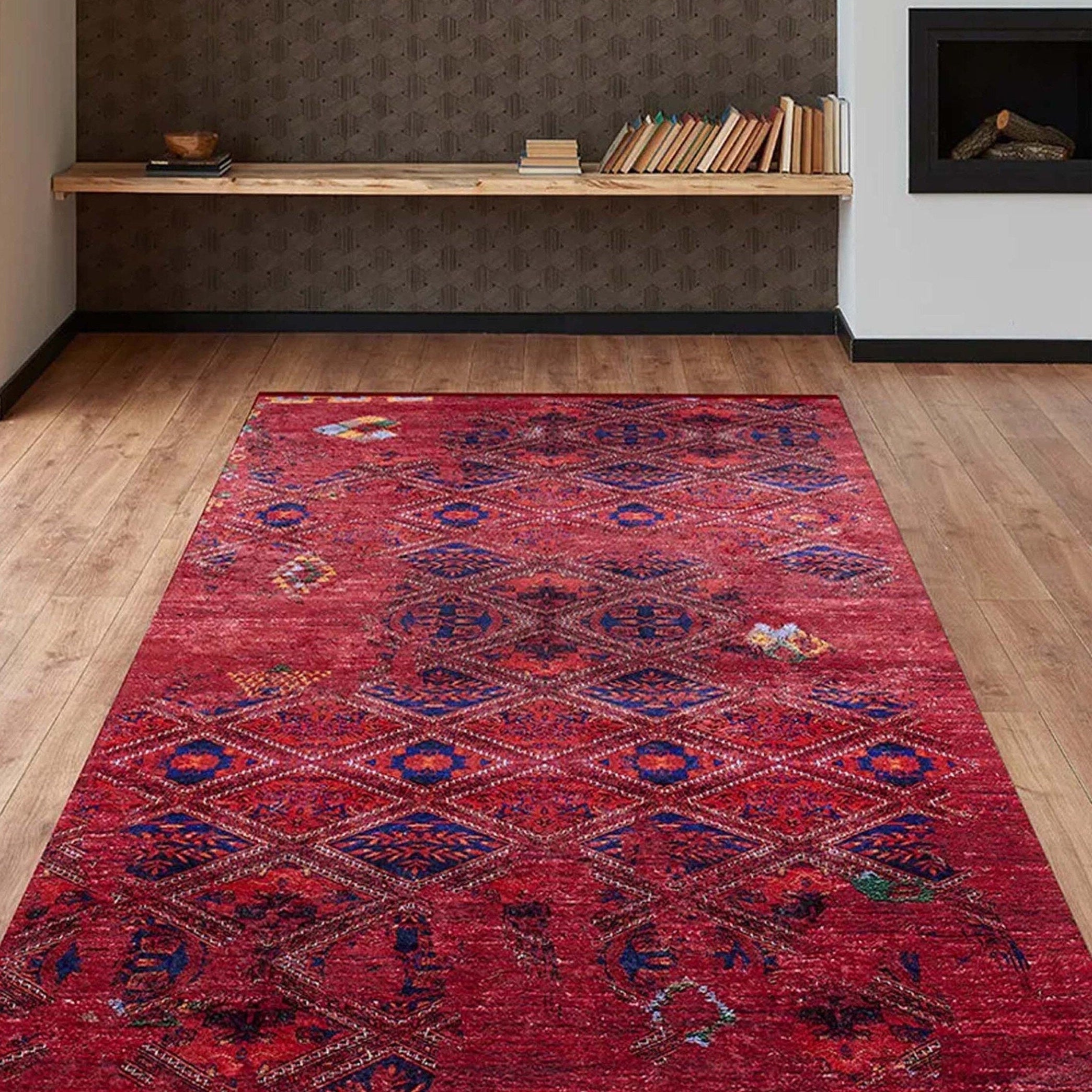 Rita Kilim Turkish Vintage Red Rug