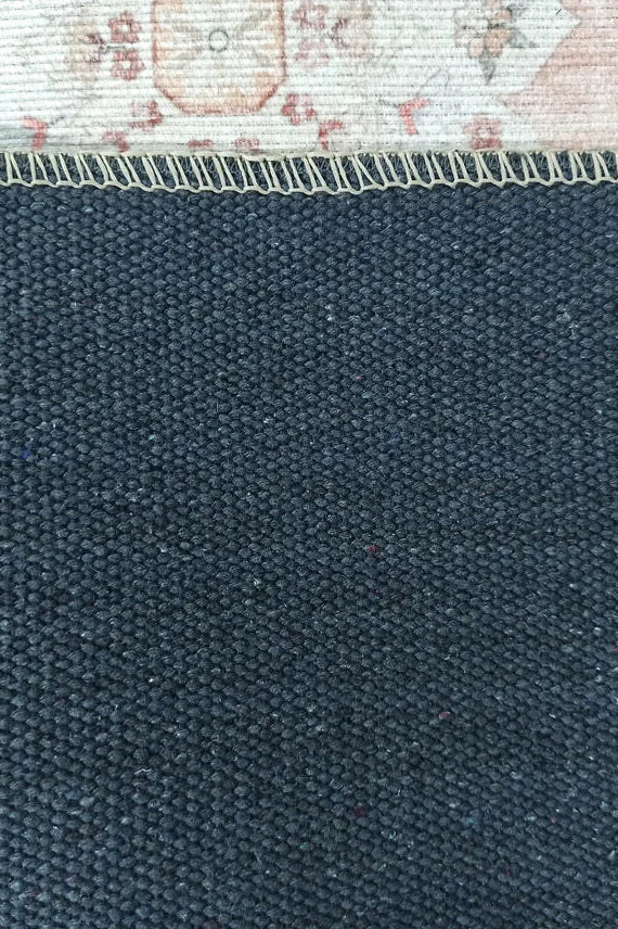 Riza Rug Turkish Muted Beige Dusty Pink Rug