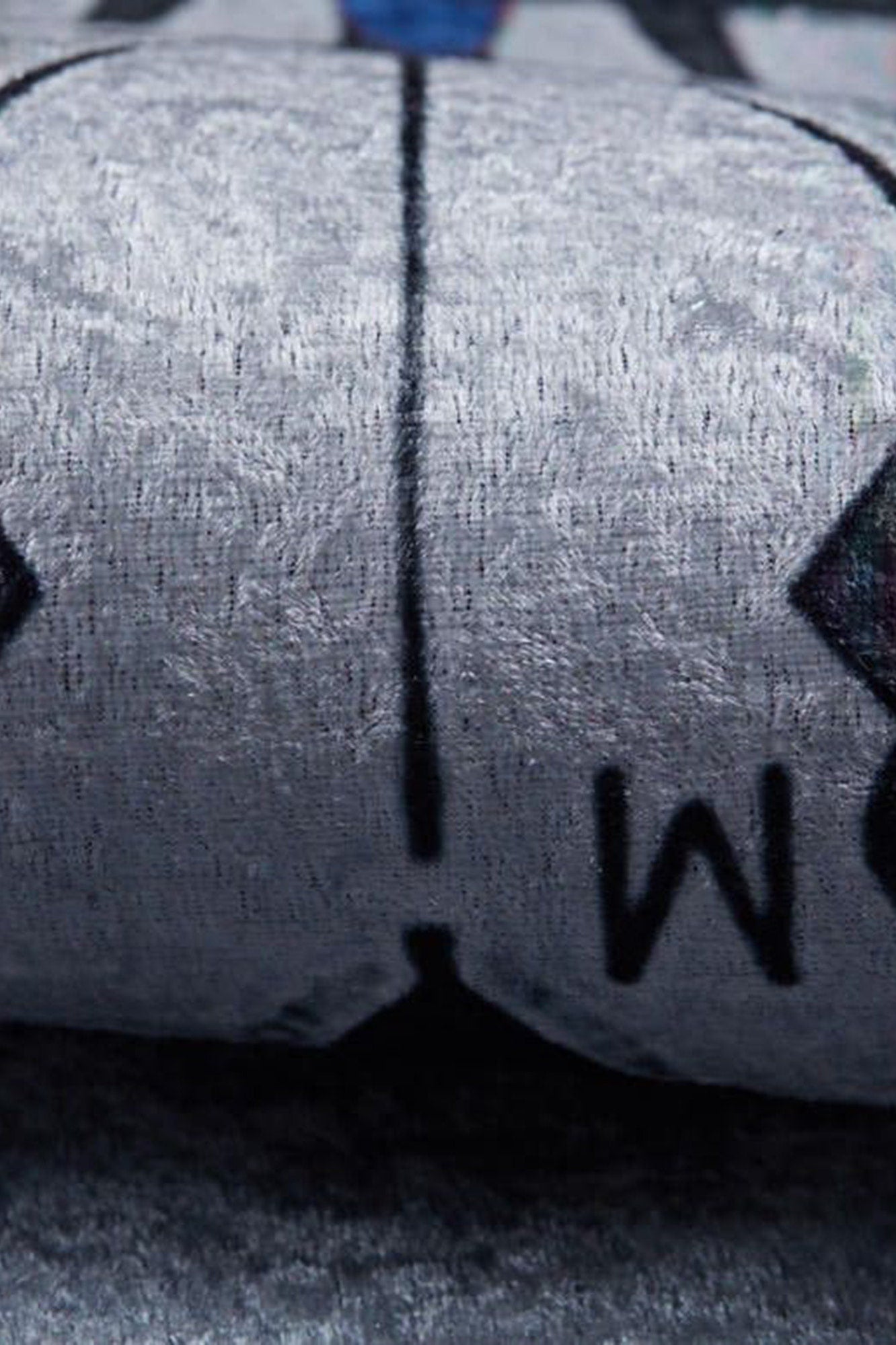 RoadF Traffic Map Kids Gray Play Rug