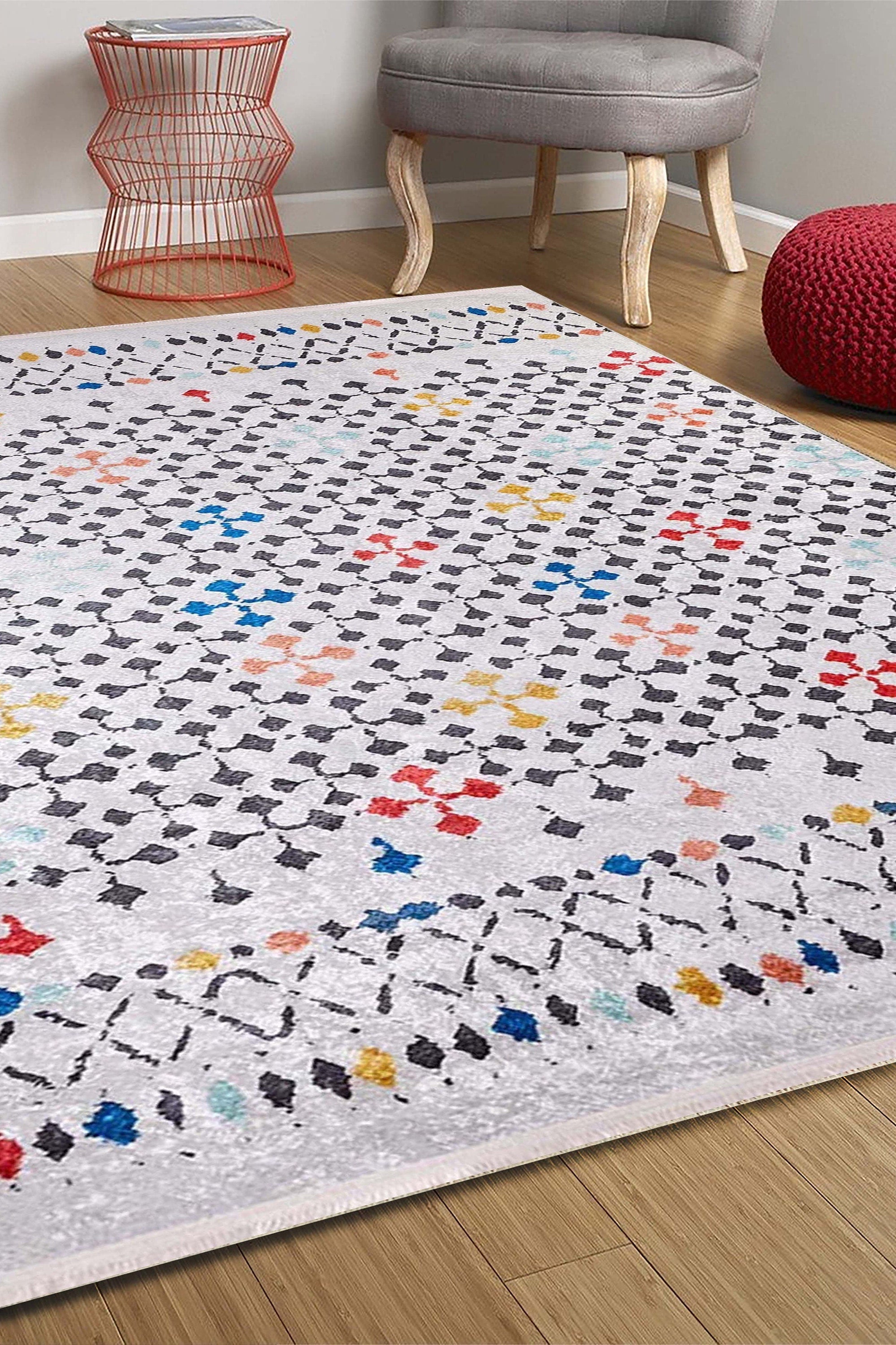 Rora Colorful Flatweave Rug