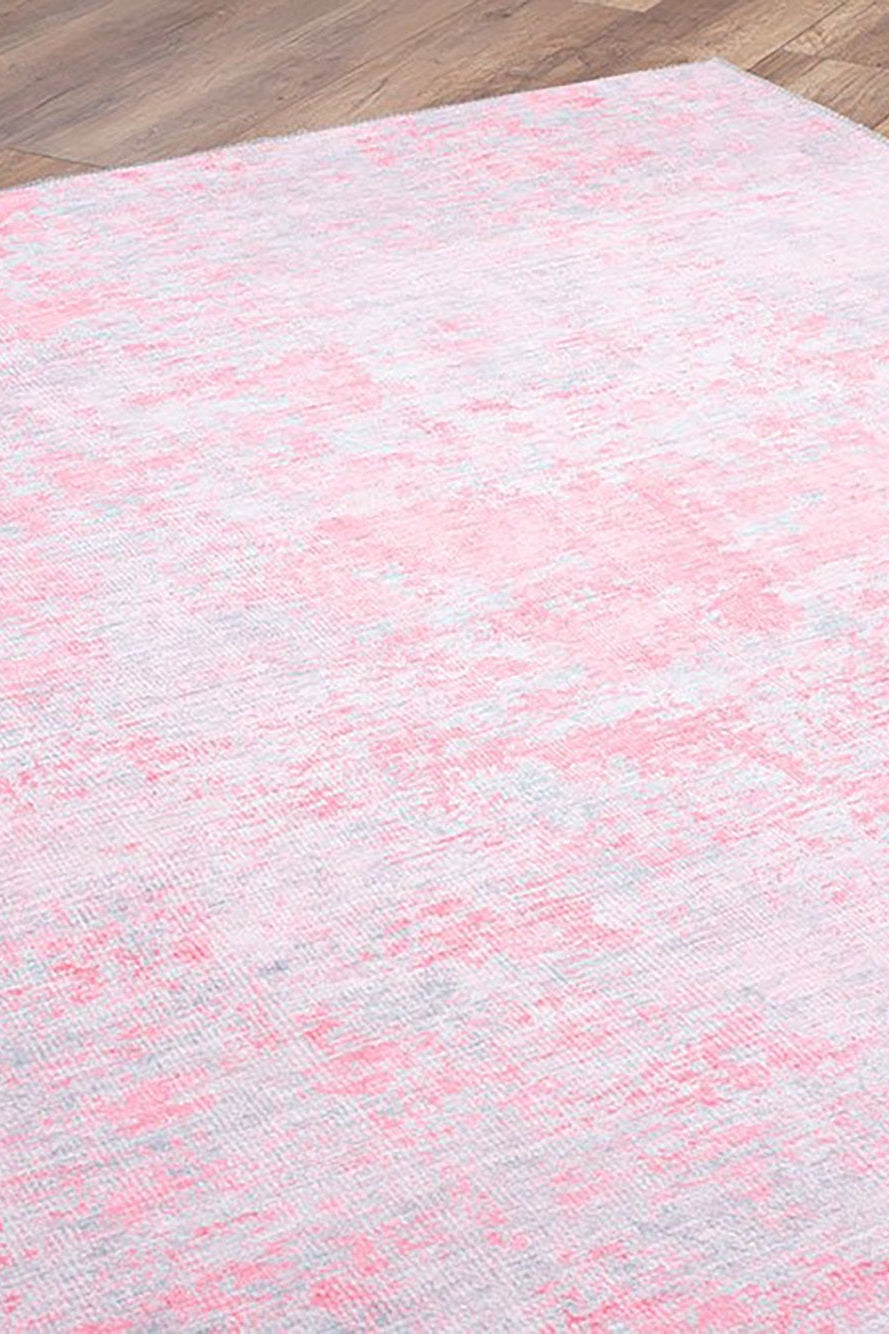 Rossa Abstract Pink Gray Rug