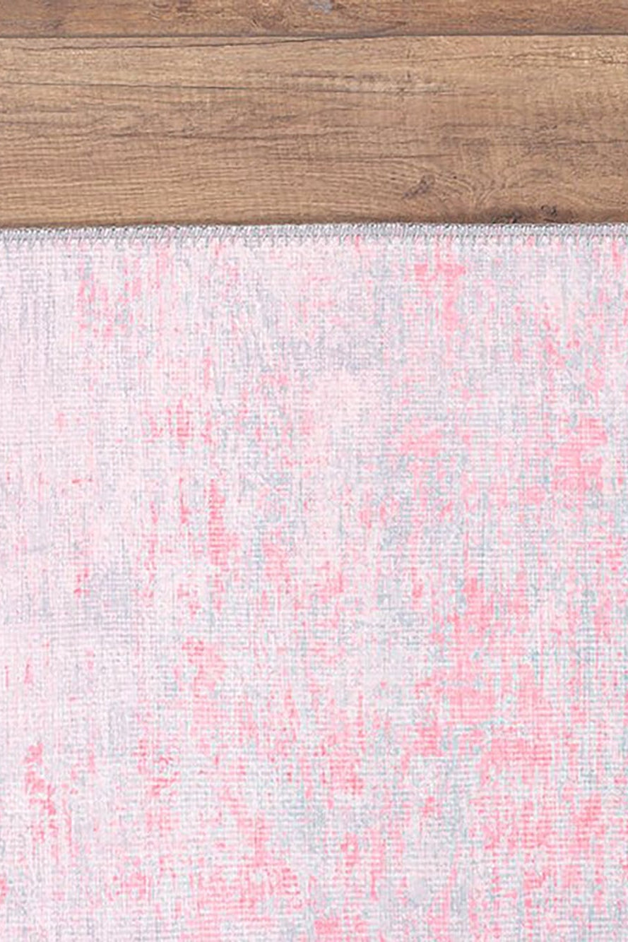 Rossa Abstract Pink Gray Rug