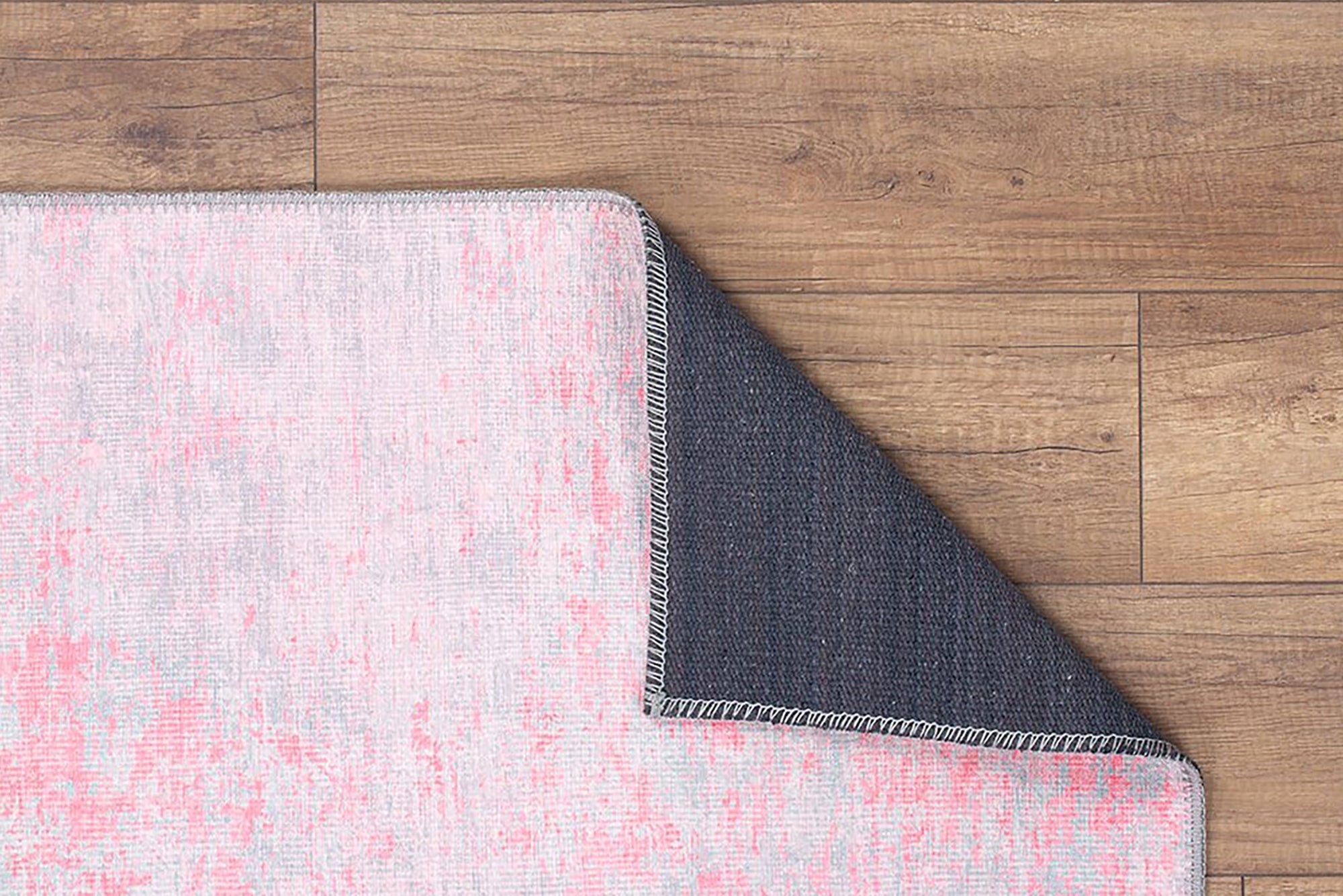 Rossa Abstract Pink Gray Rug