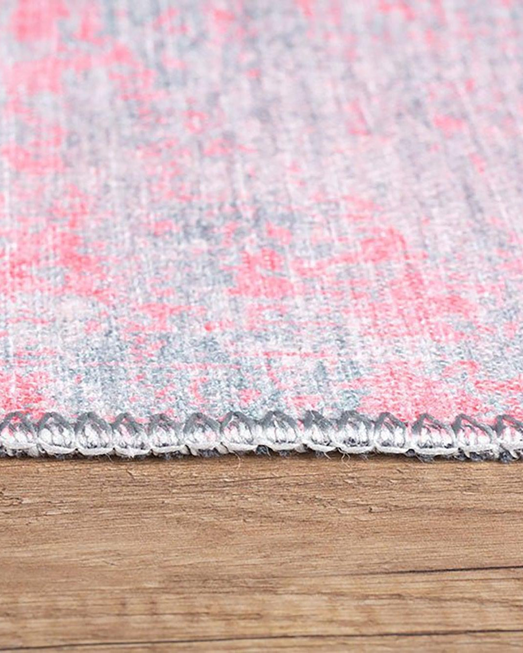 Rossa Abstract Pink Gray Rug
