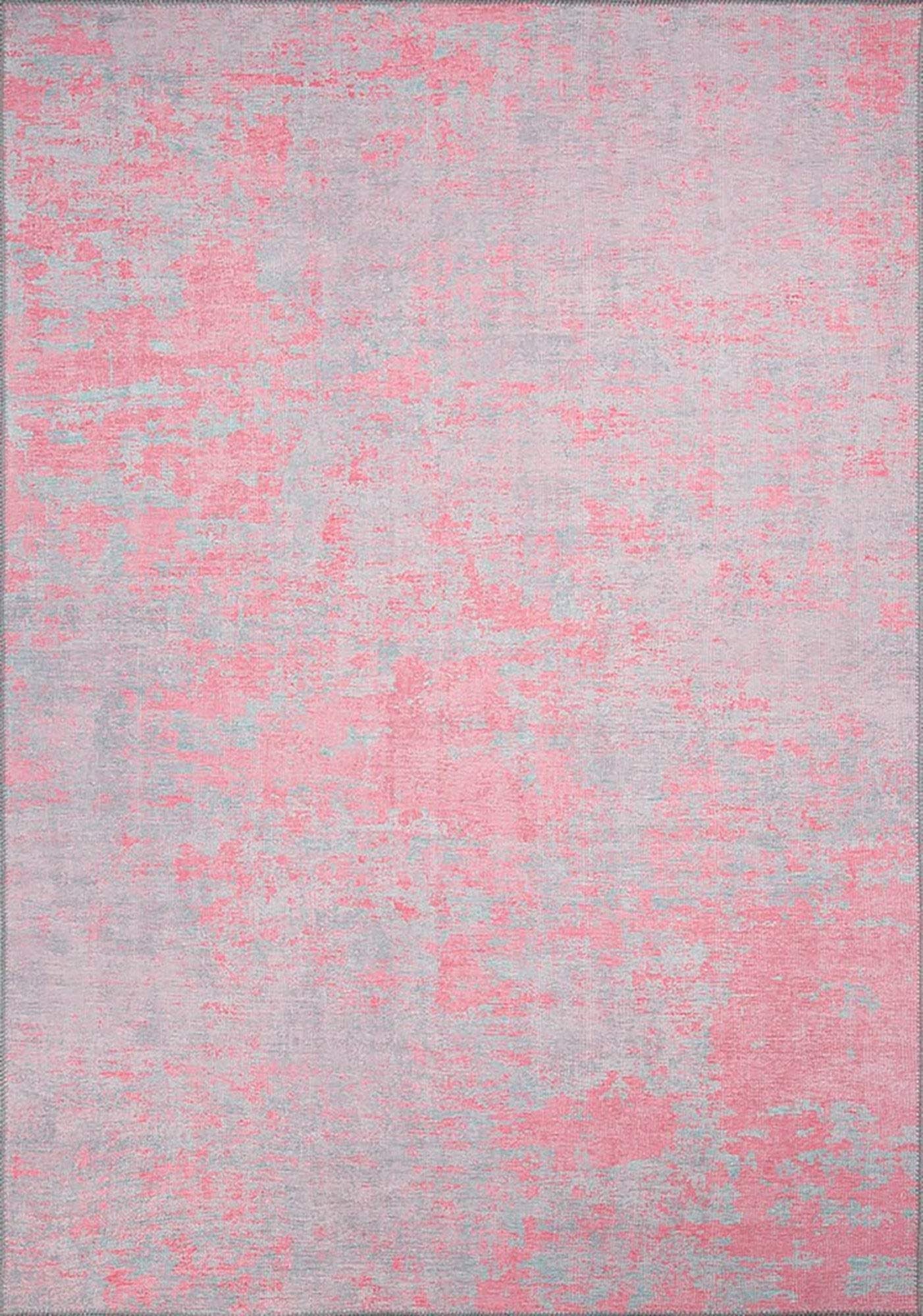 Rossa Abstract Pink Gray Rug