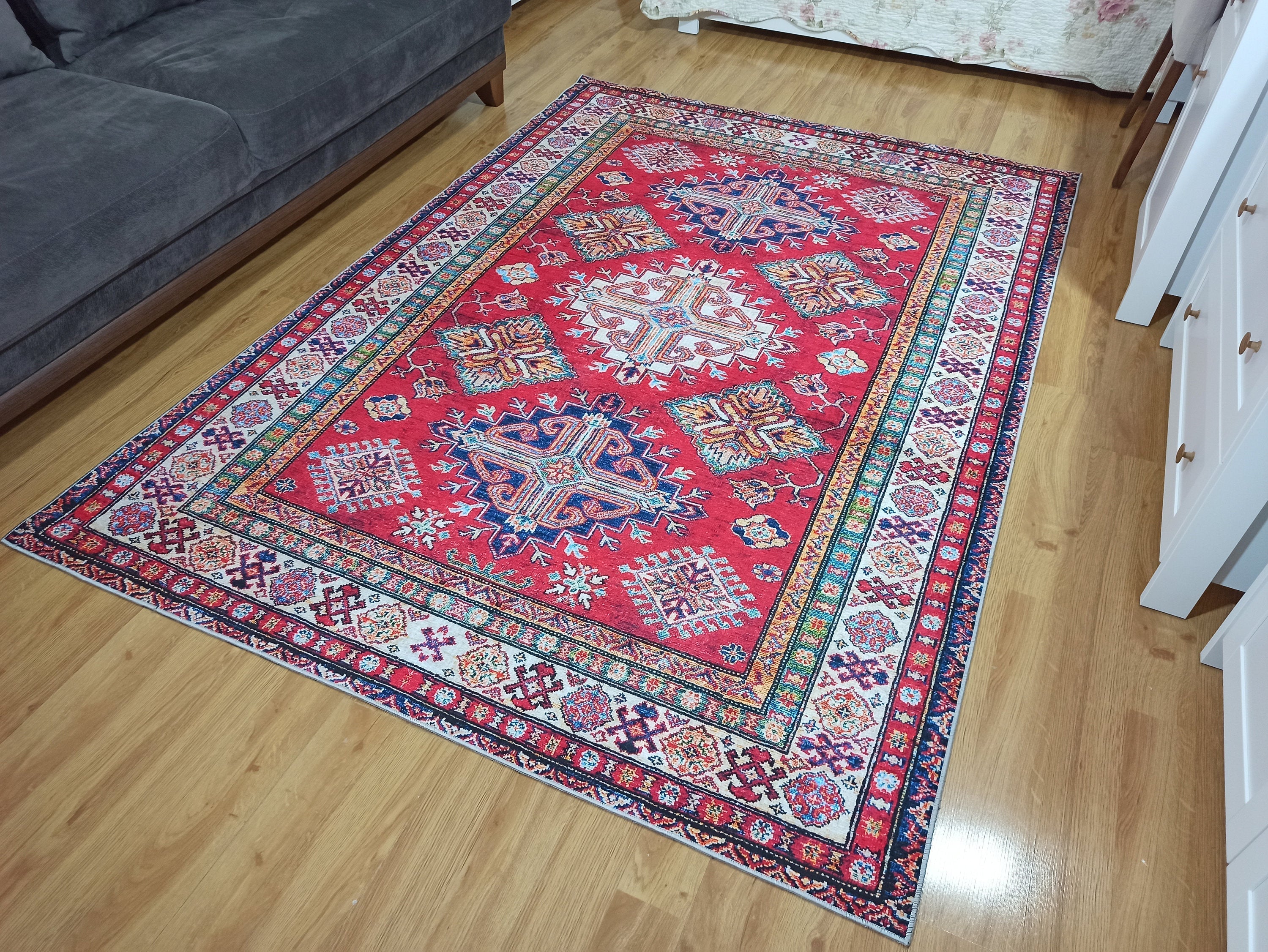 Sada Rug Turkish Red Vintage Rug