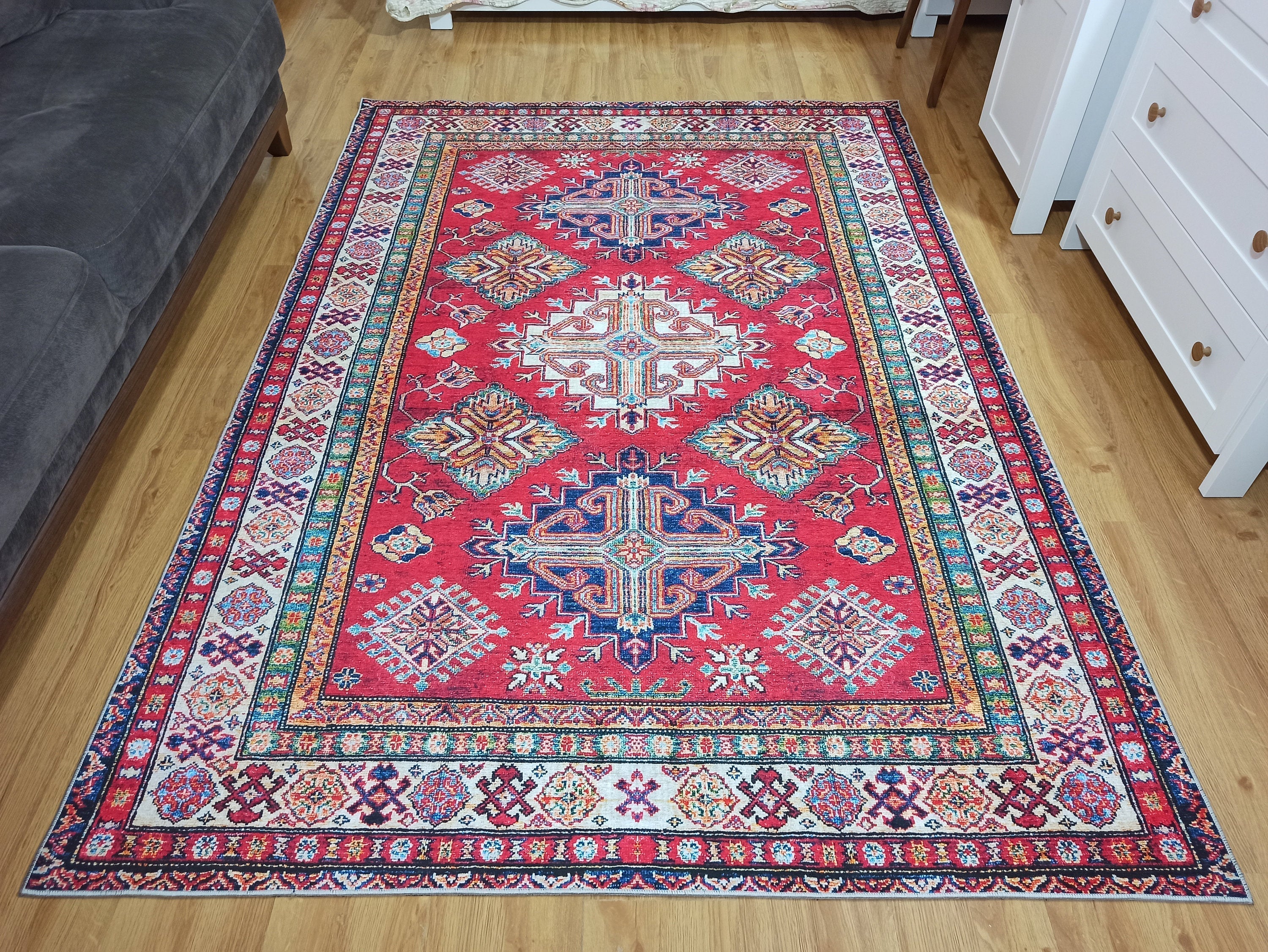 Sada Rug Turkish Red Vintage Rug