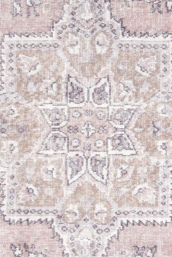 Safa Rug Turkish Faded Vintage Pink Gray Rug