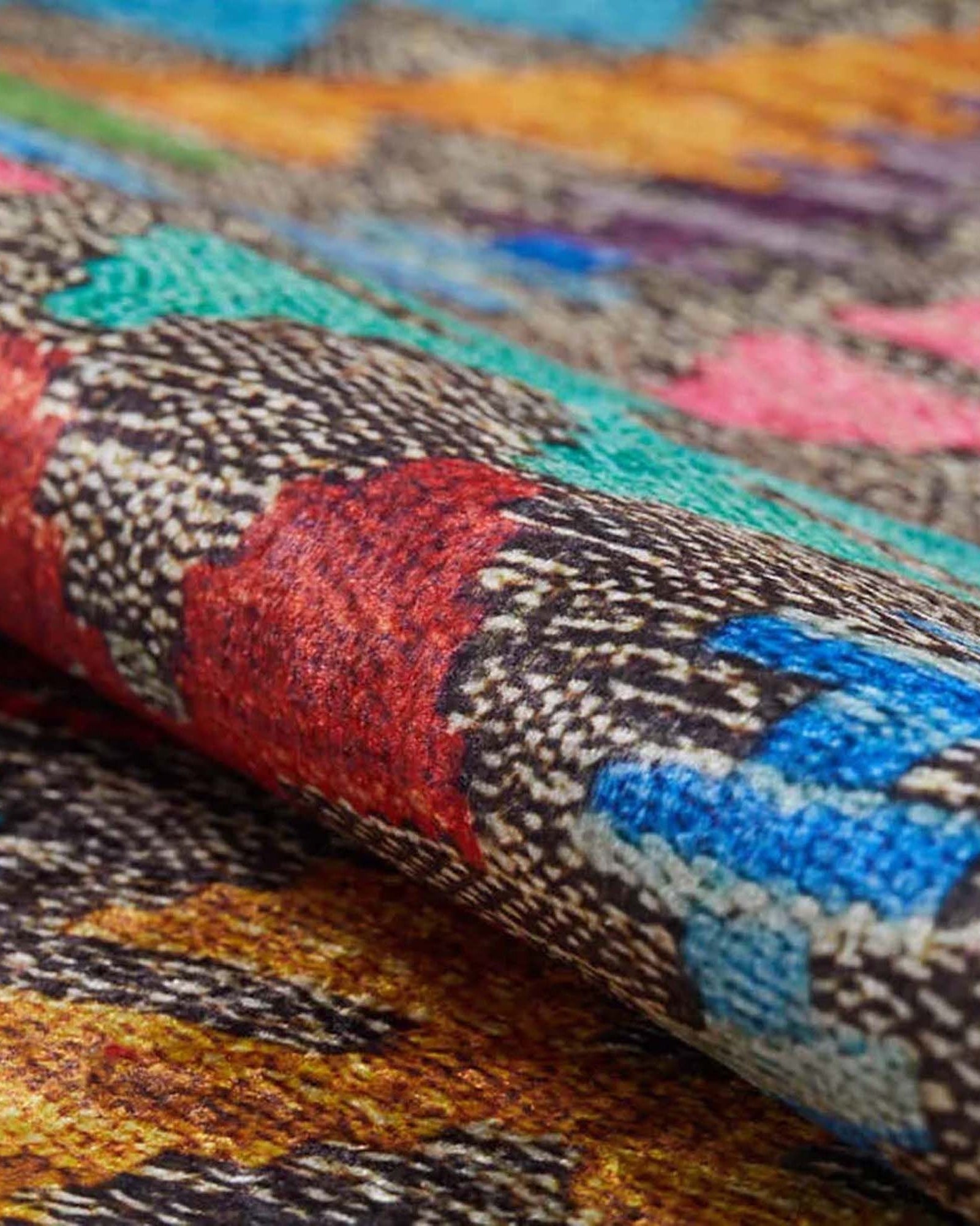 Safra Turkish Colorful Kilim Rug