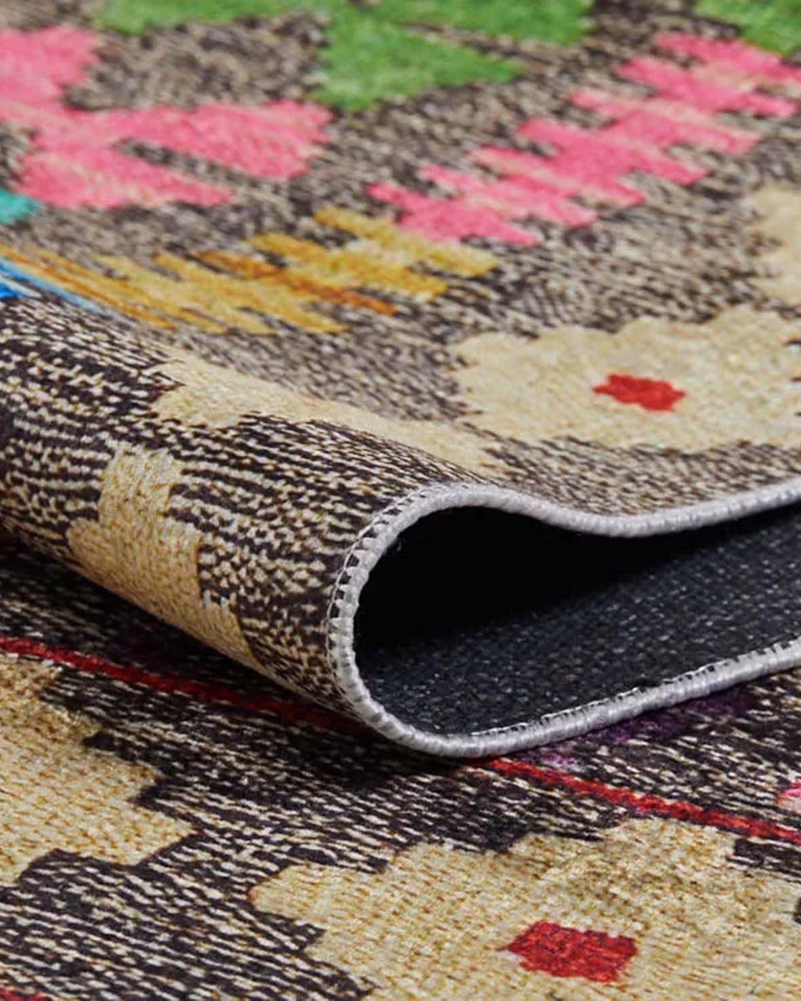 Safra Turkish Colorful Kilim Rug