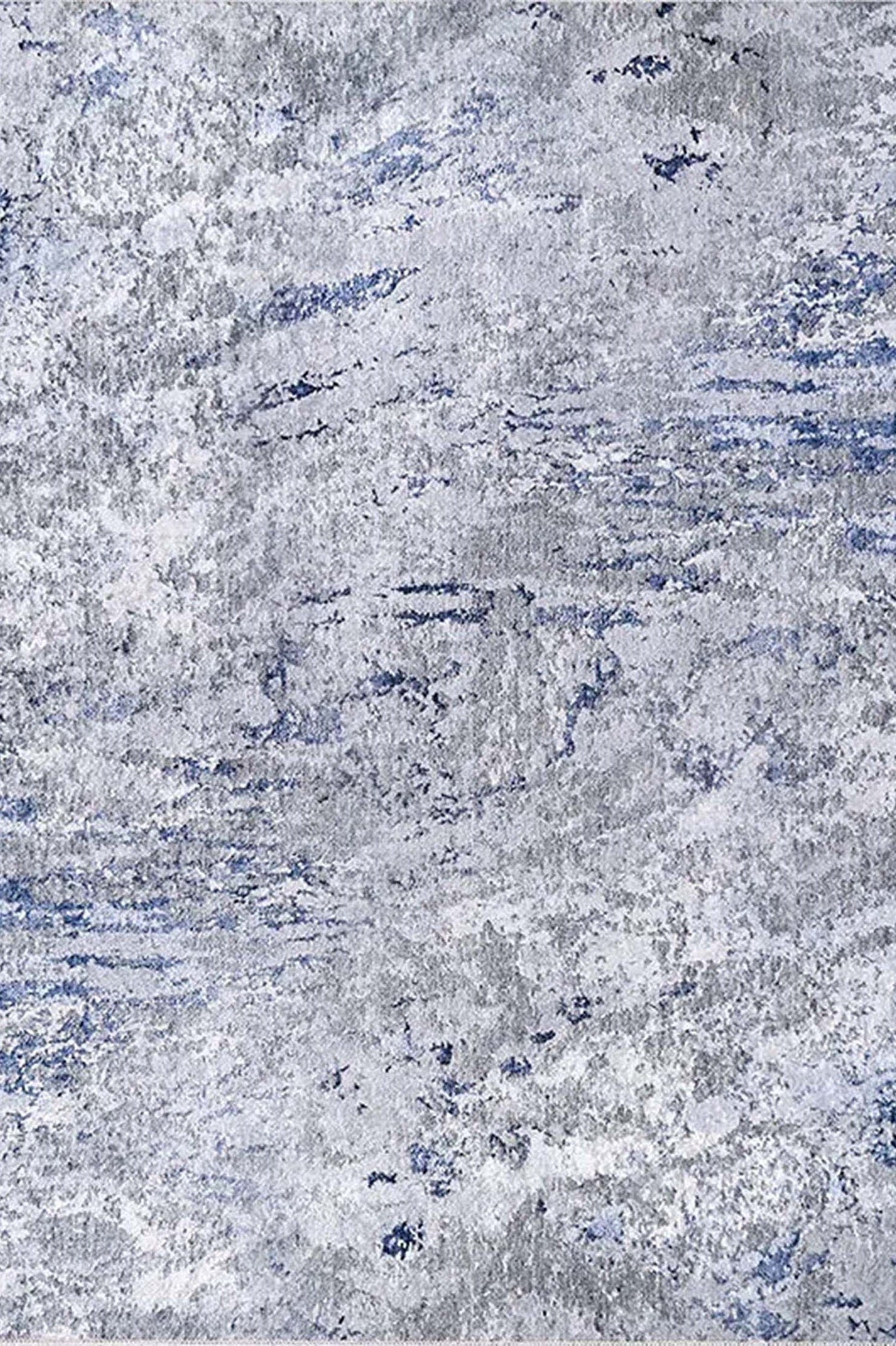 Saka Abstract Blue Gray Rug