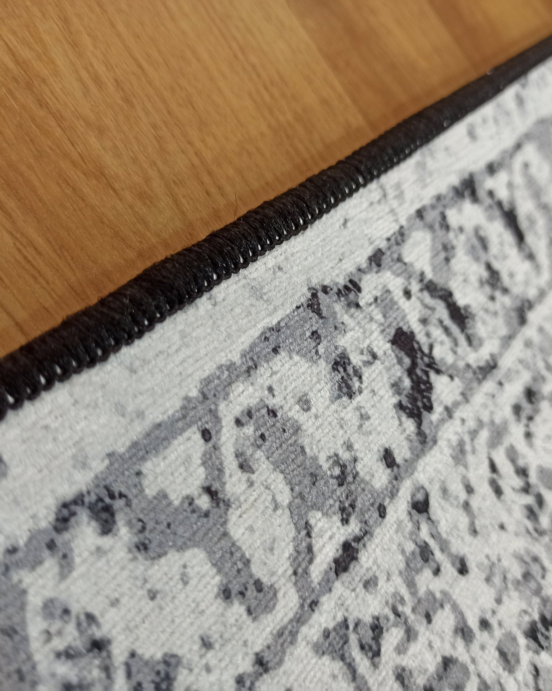 Sala Modern Black Gray Striped Rug