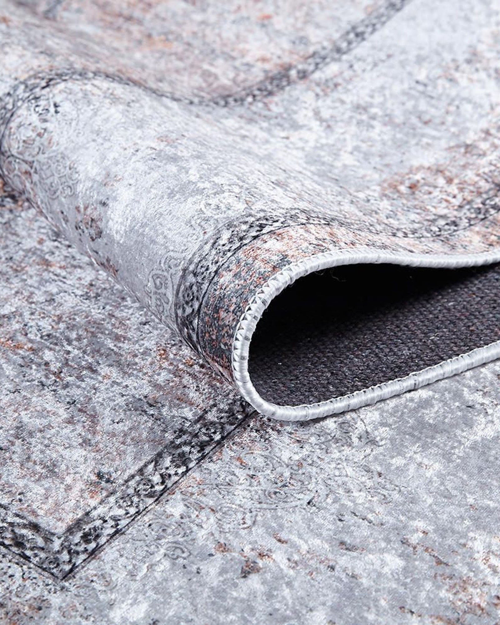 Sali Neutral Turkish Ivory Beige Gray Rug