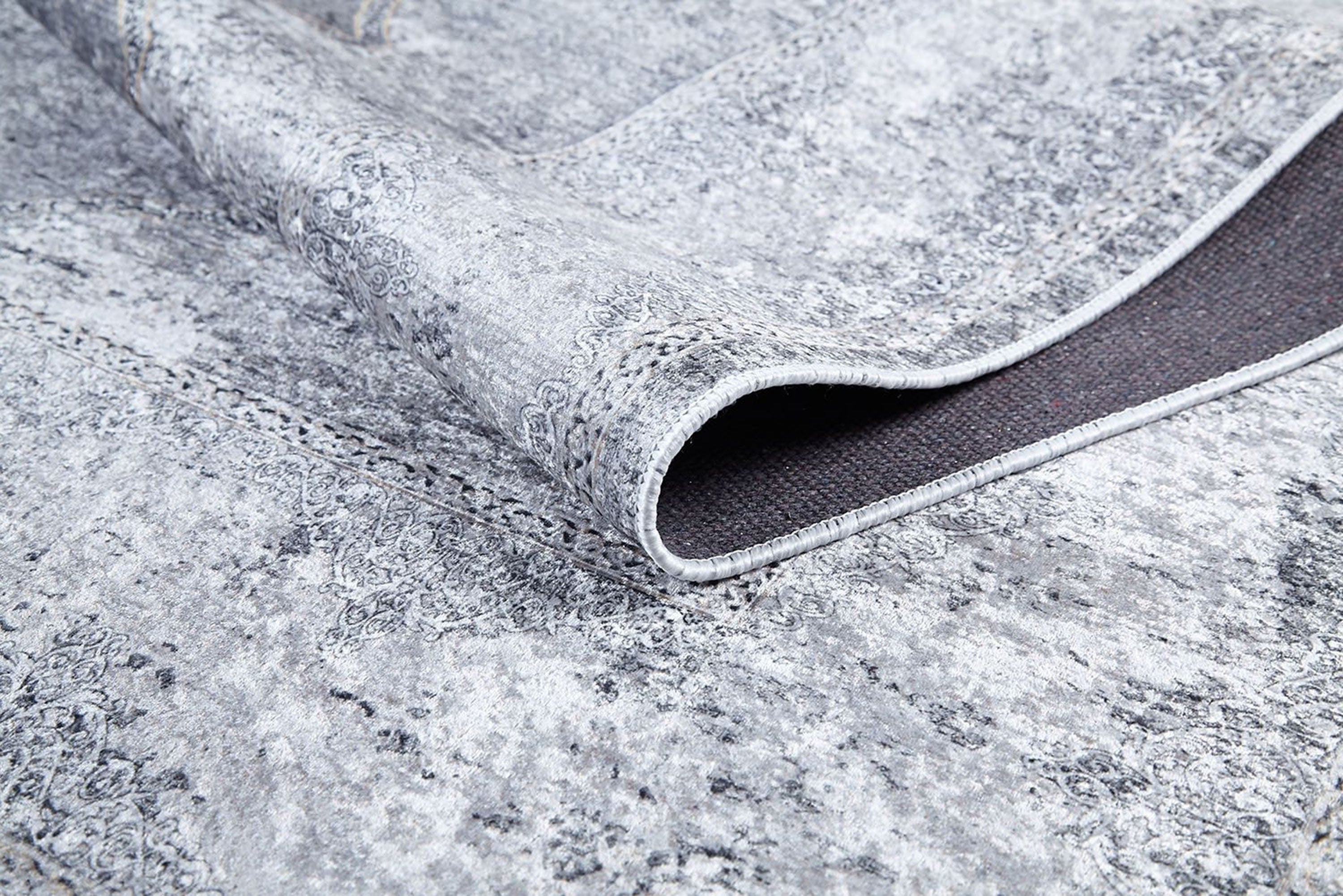 Sali Neutral Turkish Ivory Beige Gray Rug