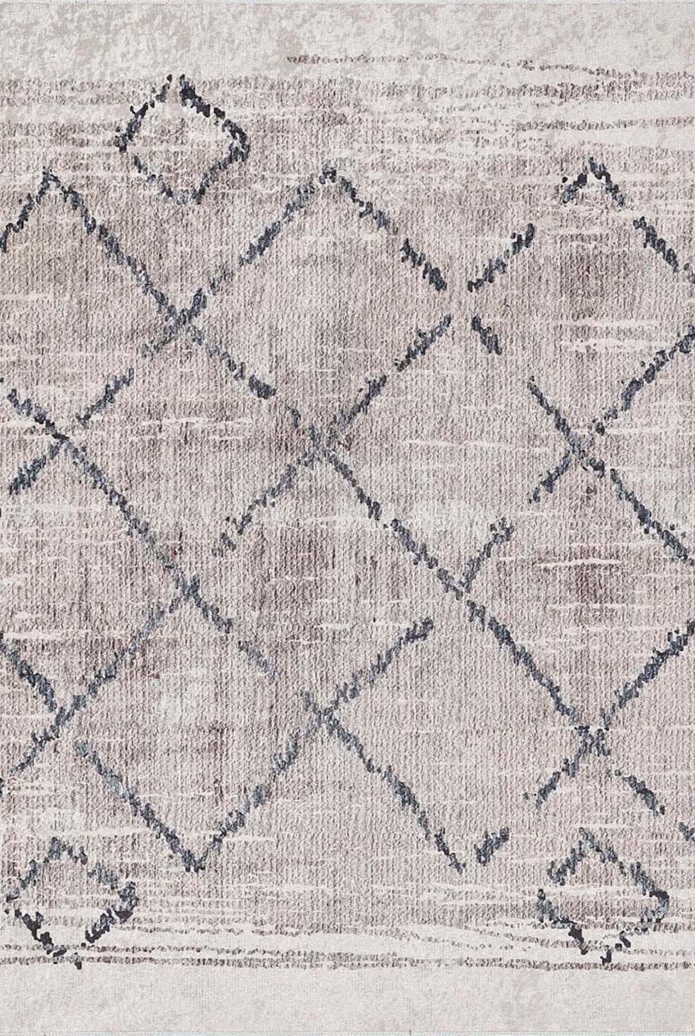 Salwa Moroccan Trellis Beige Ivory Rug