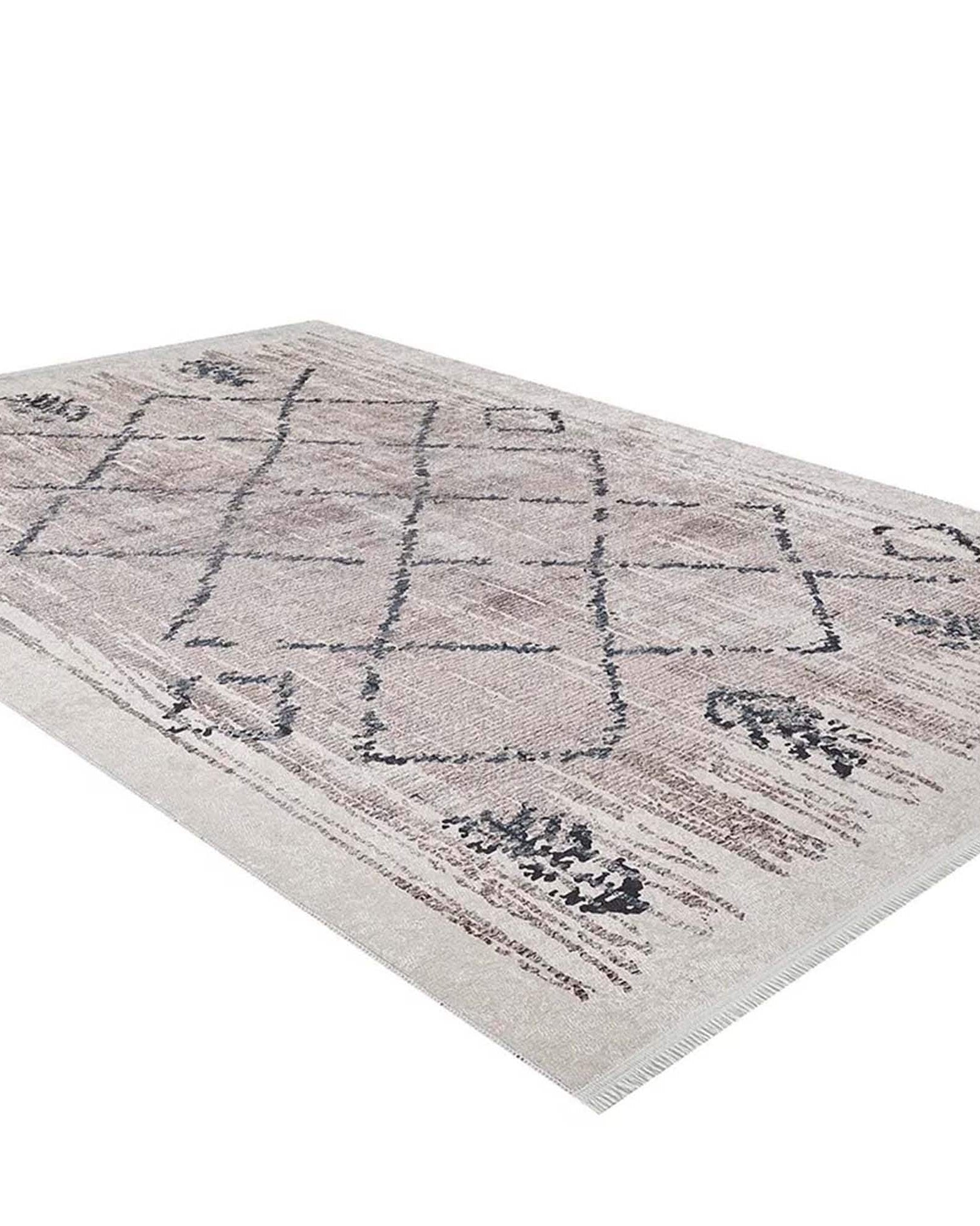 Salwa Moroccan Trellis Beige Ivory Rug