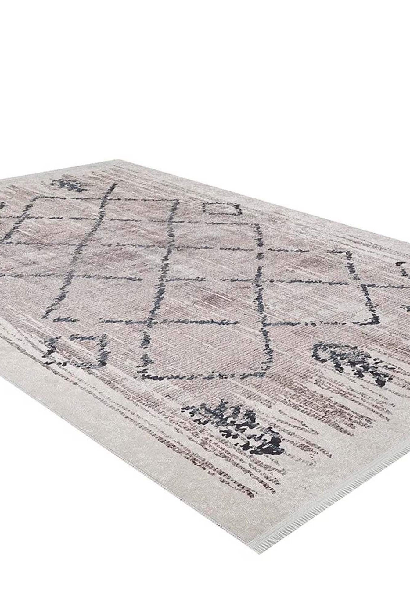 Salwa Moroccan Trellis Beige Ivory Rug
