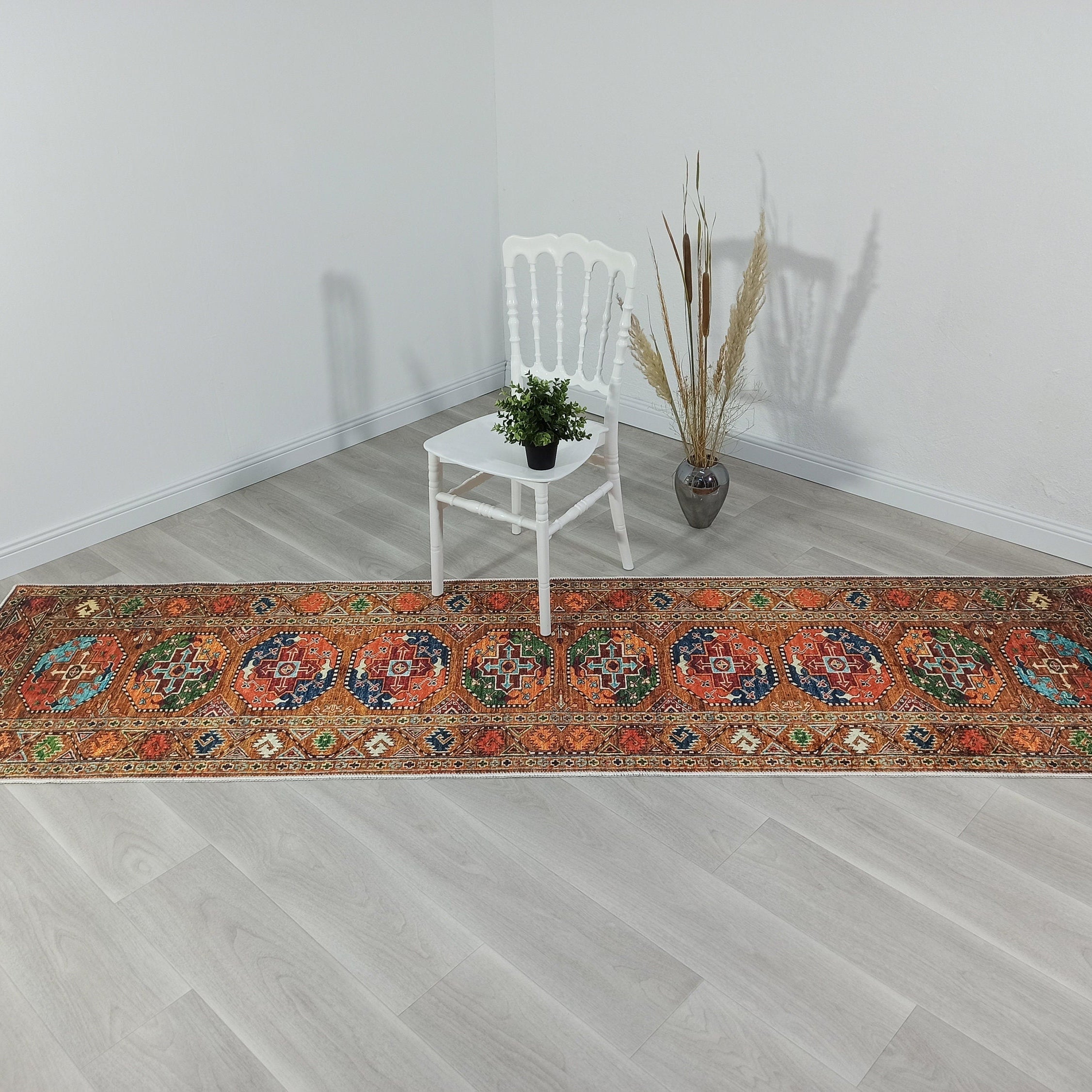 Sanae Rug Turkish Geometric Multi Color Rug