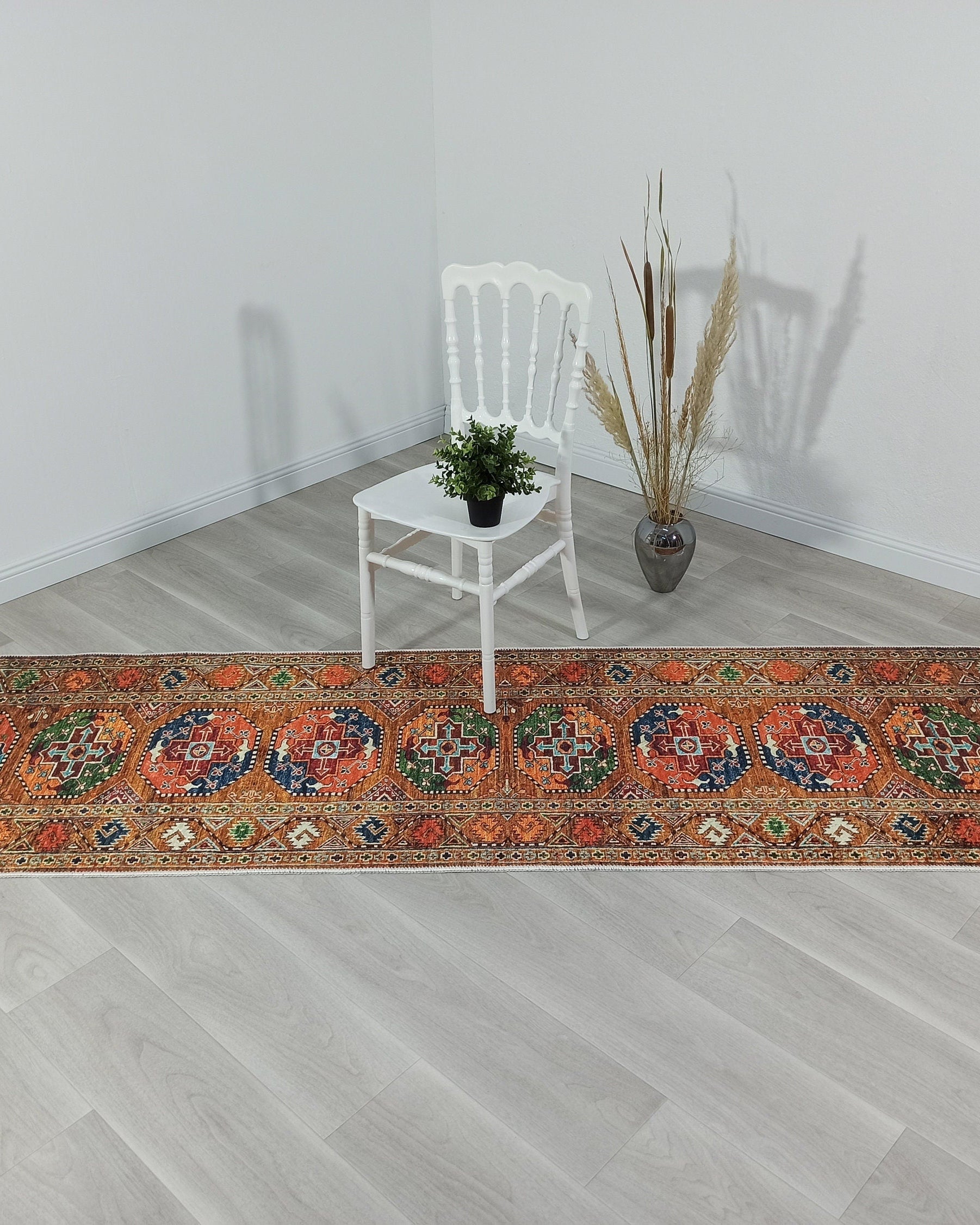 Sanae Rug Turkish Geometric Multi Color Rug