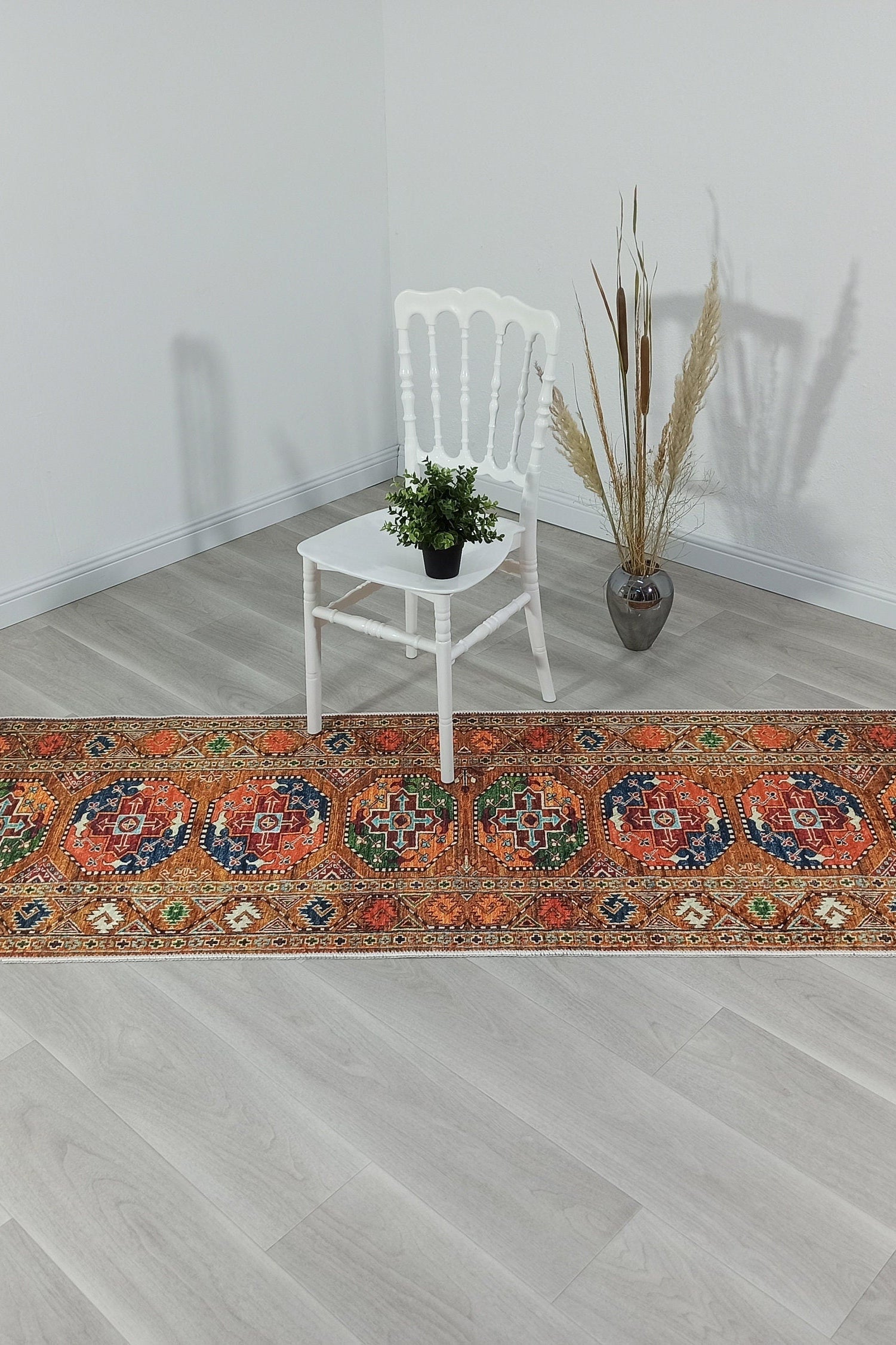 Sanae Rug Turkish Geometric Multi Color Rug