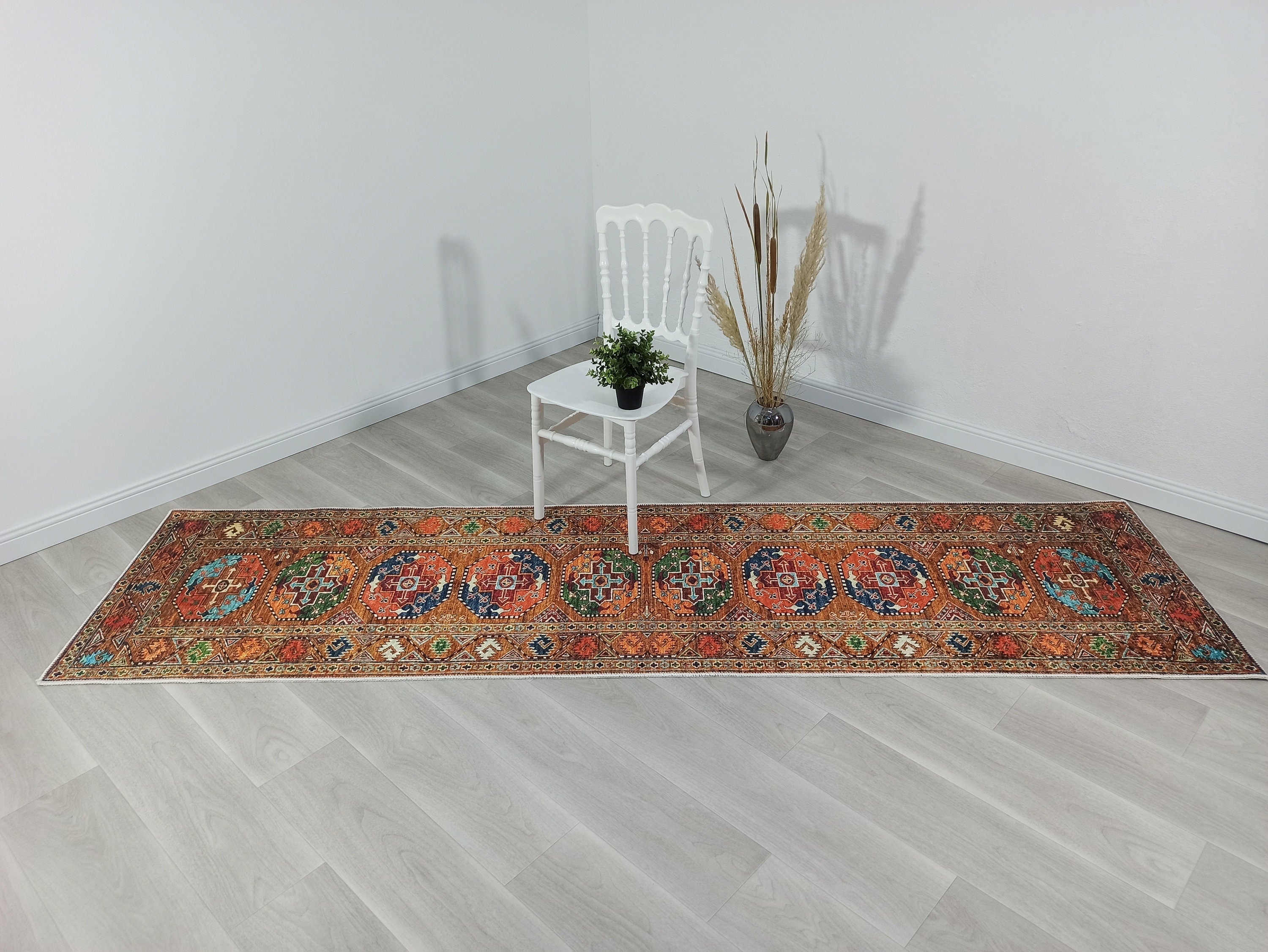 Sanae Rug Turkish Geometric Multi Color Rug