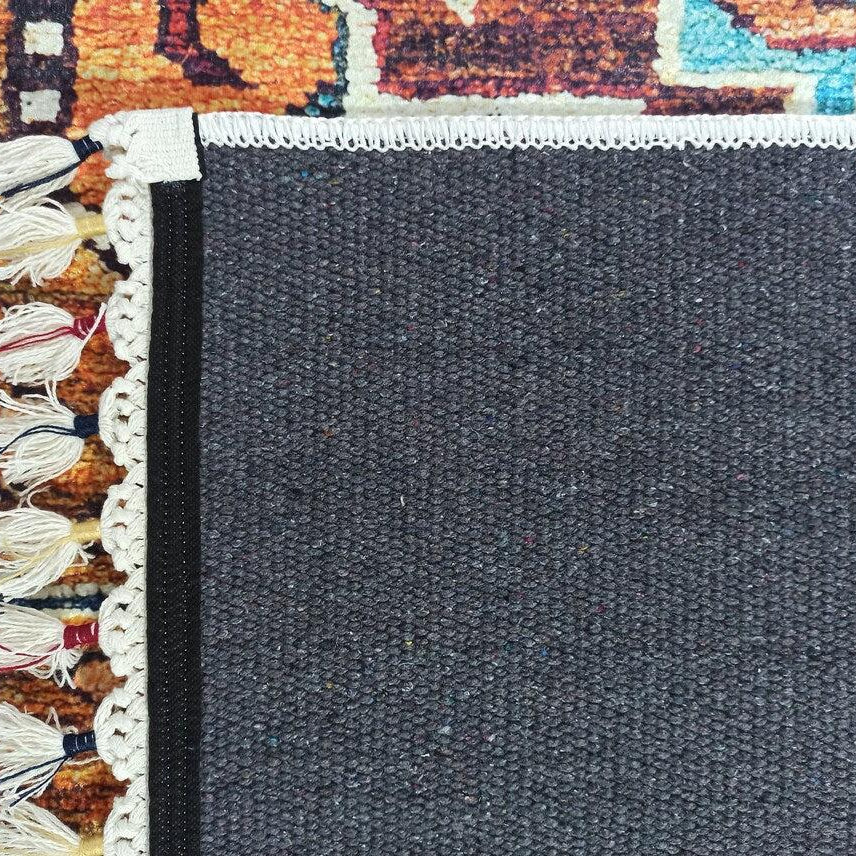 Sanae Rug Turkish Geometric Multi Color Rug