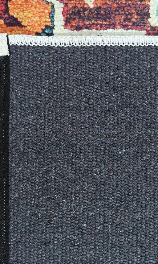 Sanae Rug Turkish Geometric Multi Color Rug