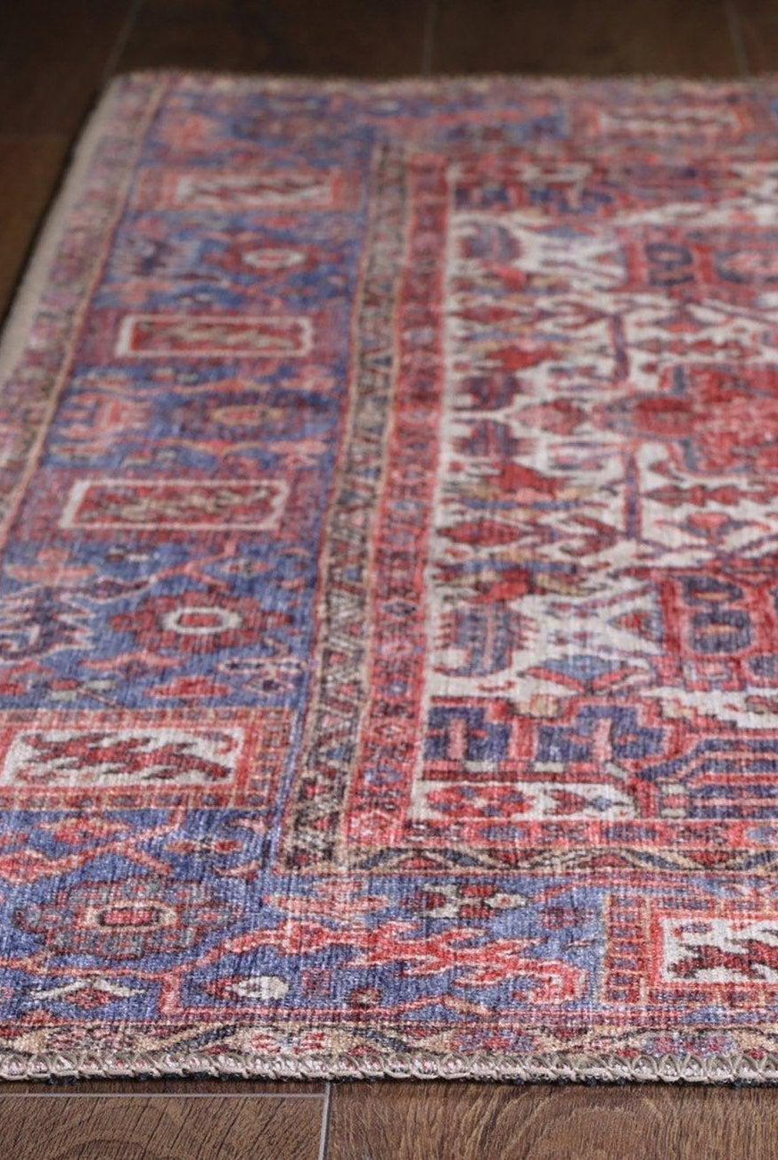 Sara Rug Antique Persian Faded Red Rug