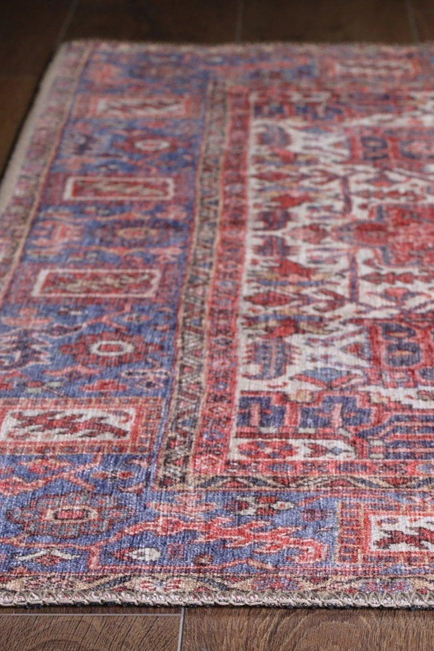 Sara Rug Antique Persian Faded Red Rug