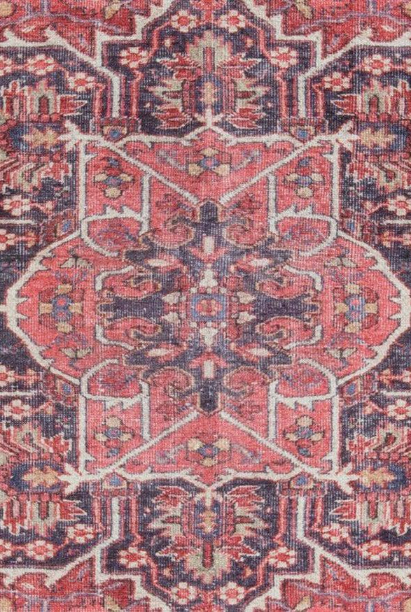 Sara Rug Antique Persian Faded Red Rug