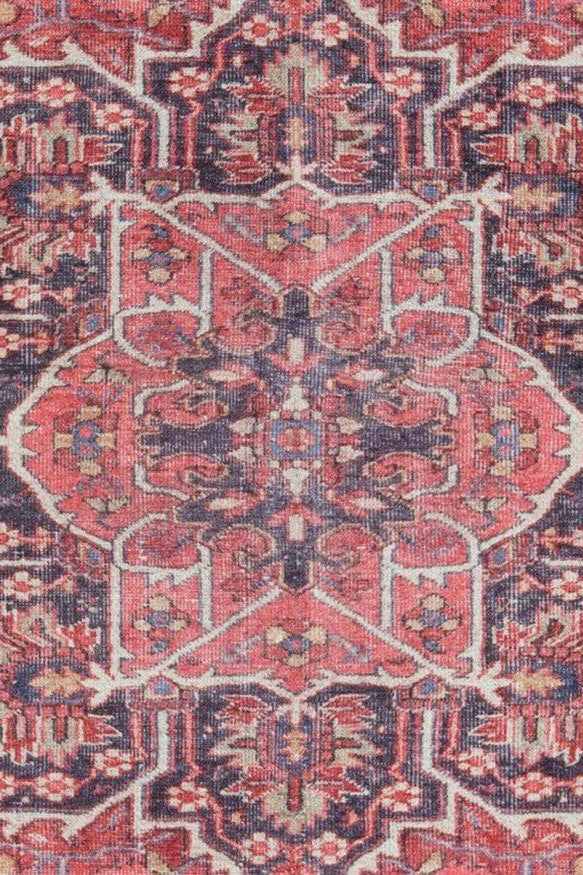 Sara Rug Antique Persian Faded Red Rug
