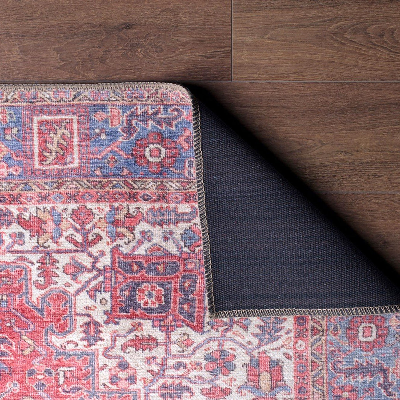 Sara Rug Antique Persian Faded Red Rug