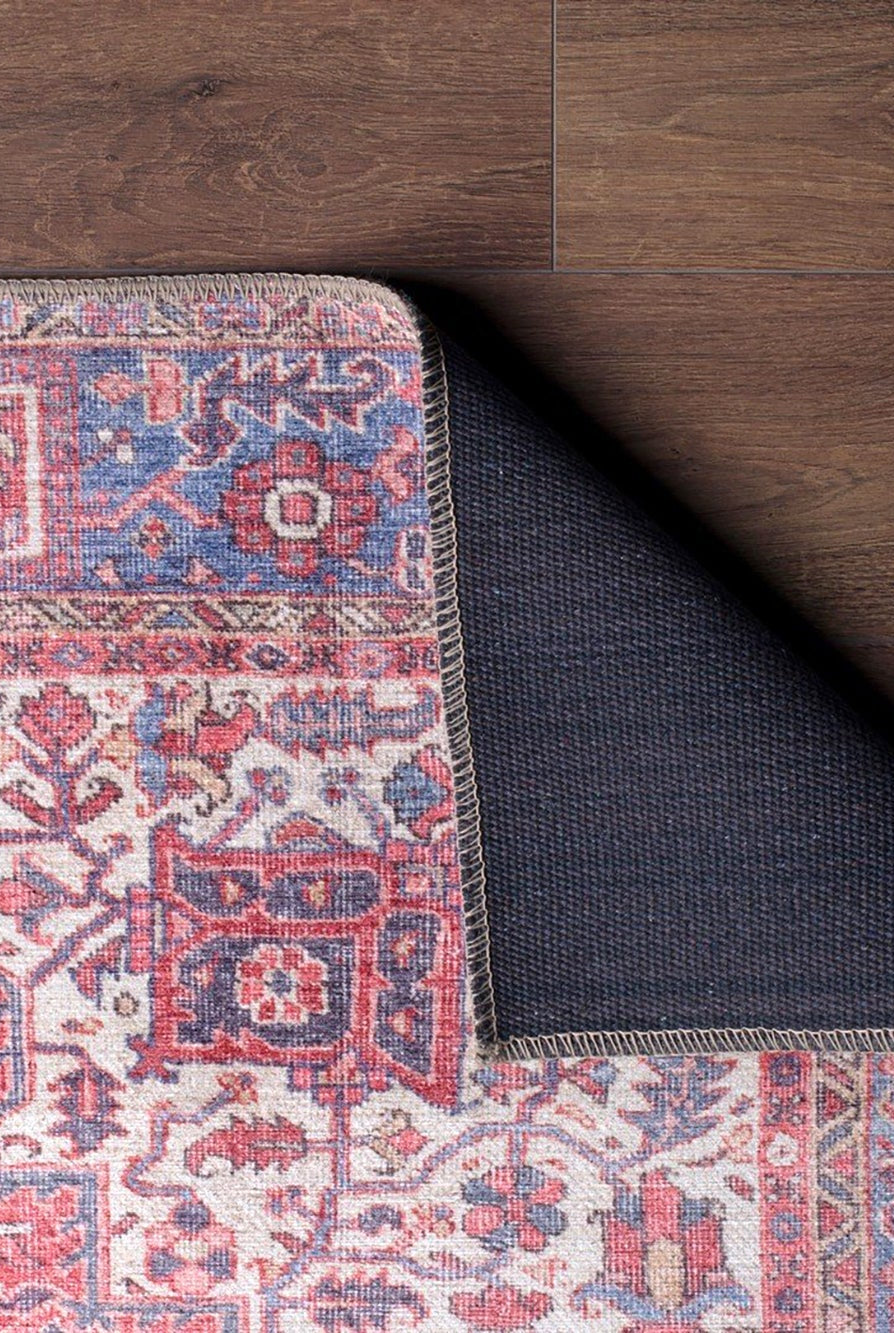 Sara Rug Antique Persian Faded Red Rug