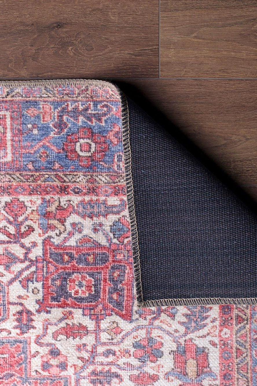 Sara Rug Antique Persian Faded Red Rug