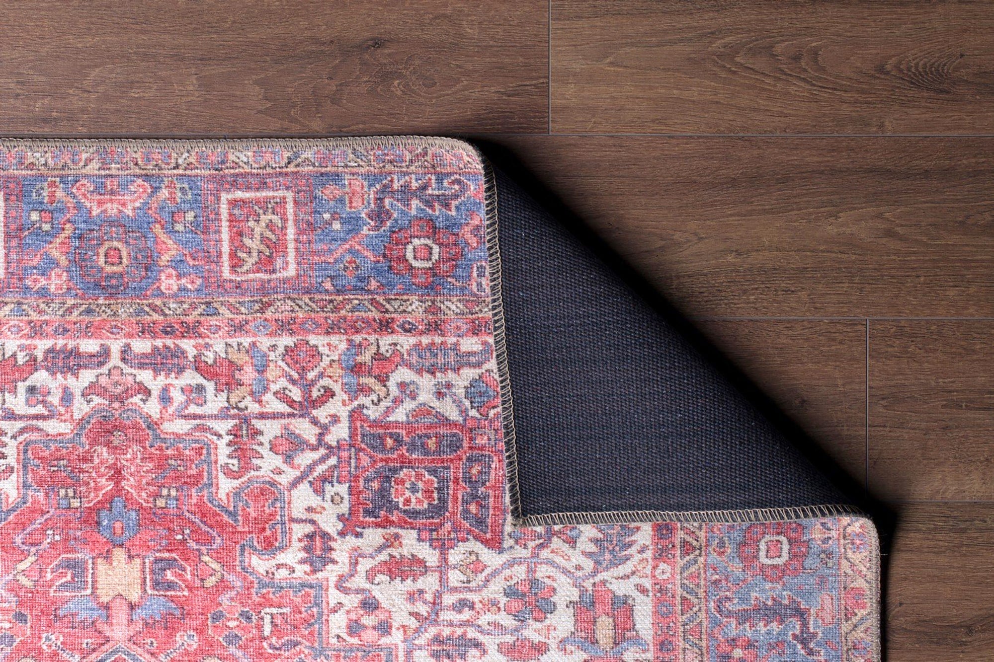 Sara Rug Antique Persian Faded Red Rug