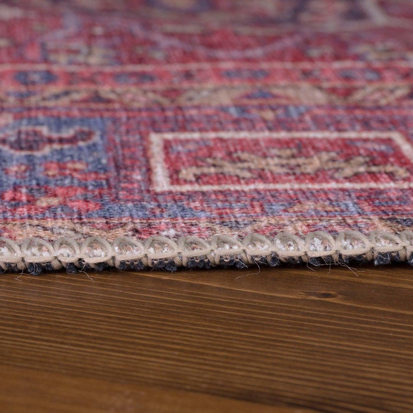 Sara Rug Antique Persian Faded Red Rug