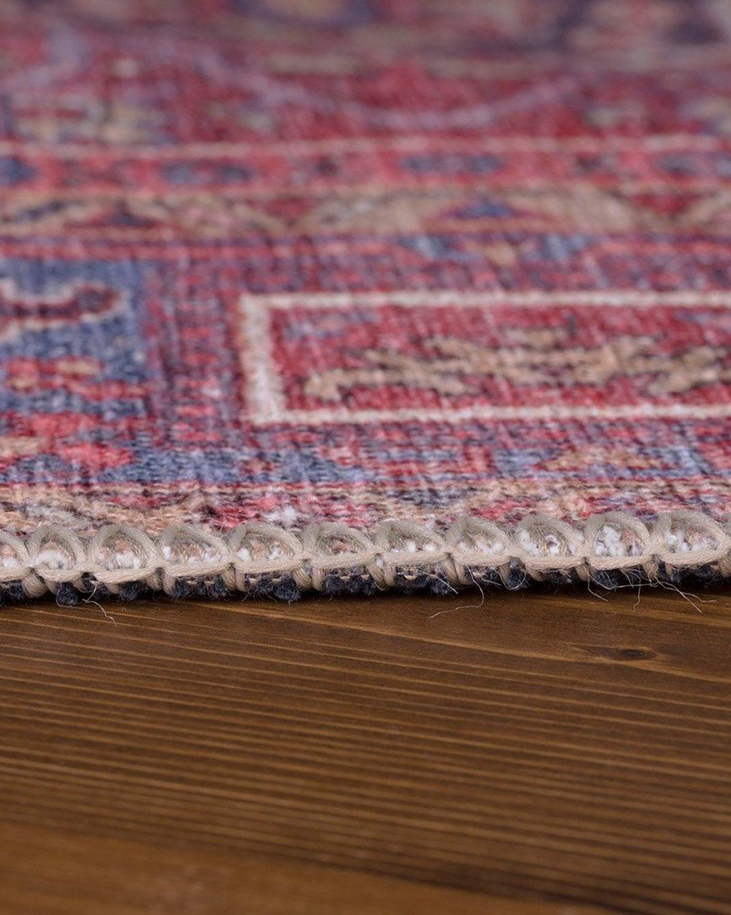 Sara Rug Antique Persian Faded Red Rug