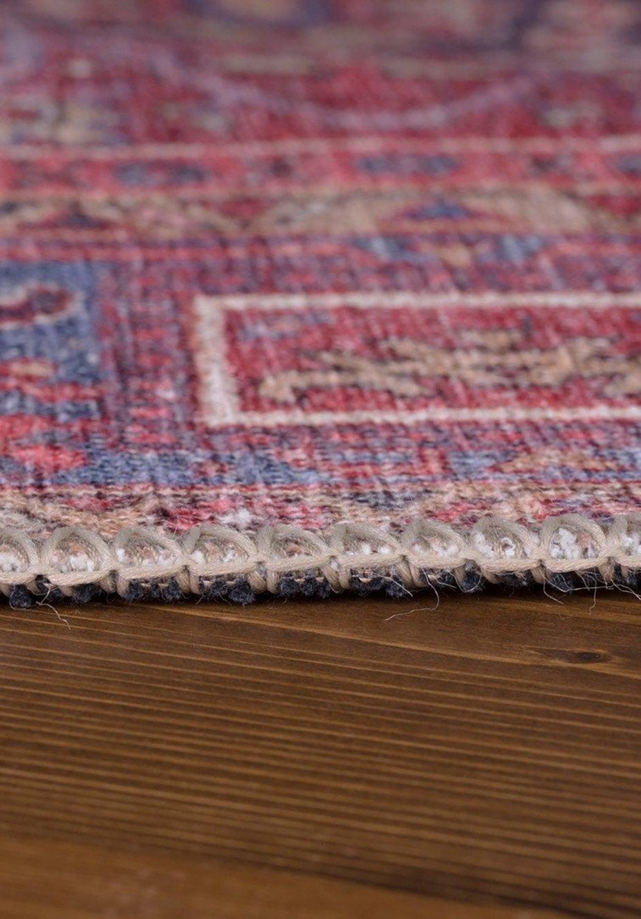 Sara Rug Antique Persian Faded Red Rug
