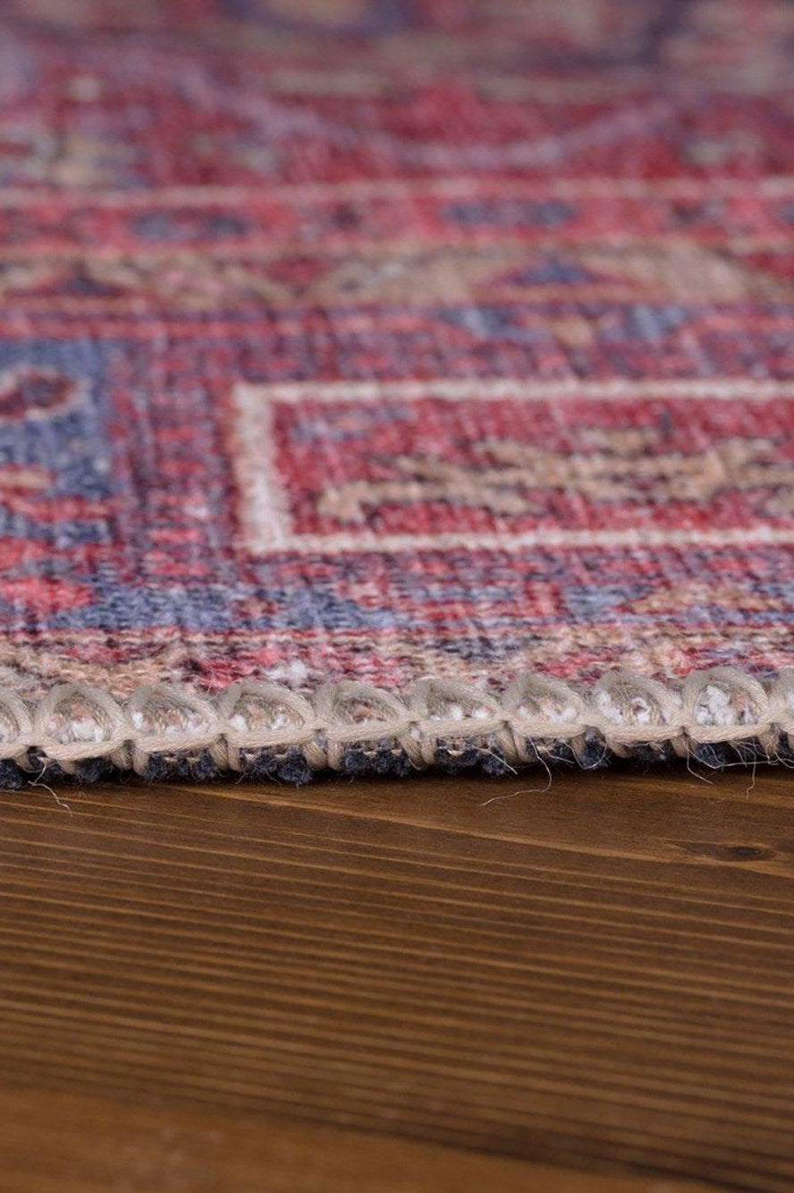 Sara Rug Antique Persian Faded Red Rug