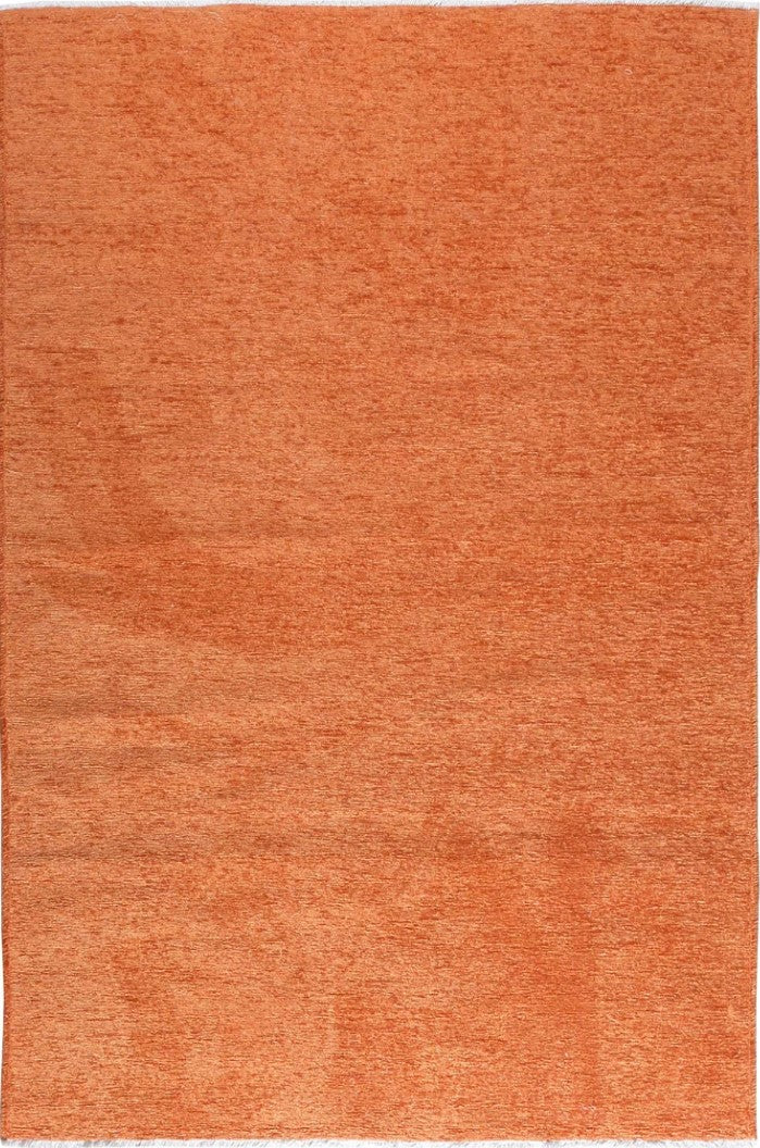 Orange Plain Flatweave Rug, Modern Boho & Halloween Home Decor Area Rugs Runner