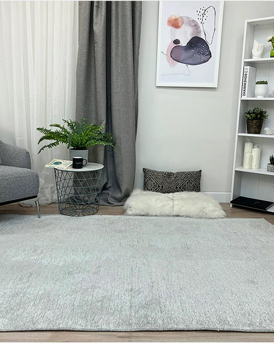 Boho Gray Flatweave Area Rug