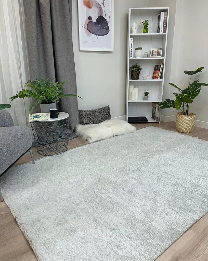 Boho Gray Flatweave Area Rug