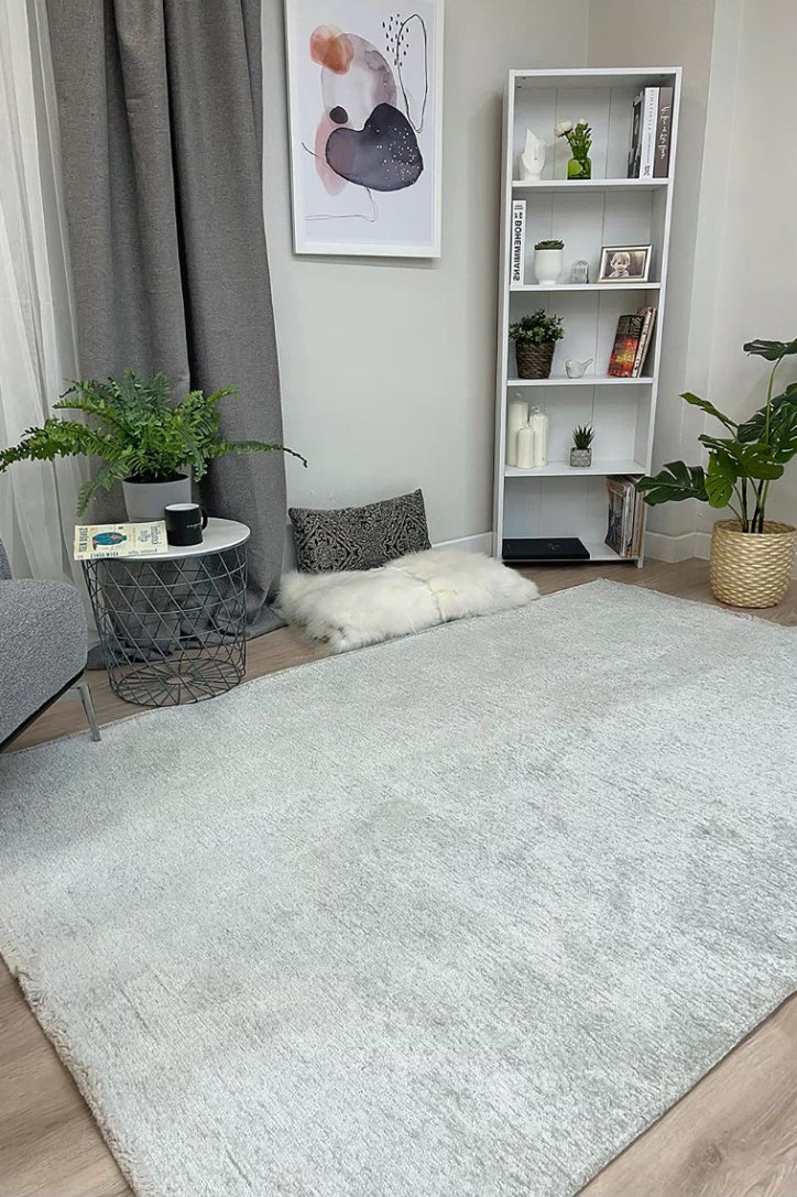 Boho Gray Flatweave Area Rug